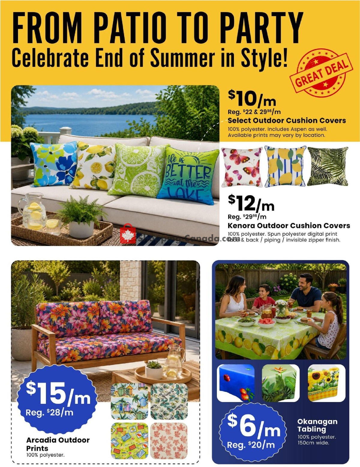 Fabricland flyer from Saturday August 1, 2026 to Monday August 31, 2026 - page 12