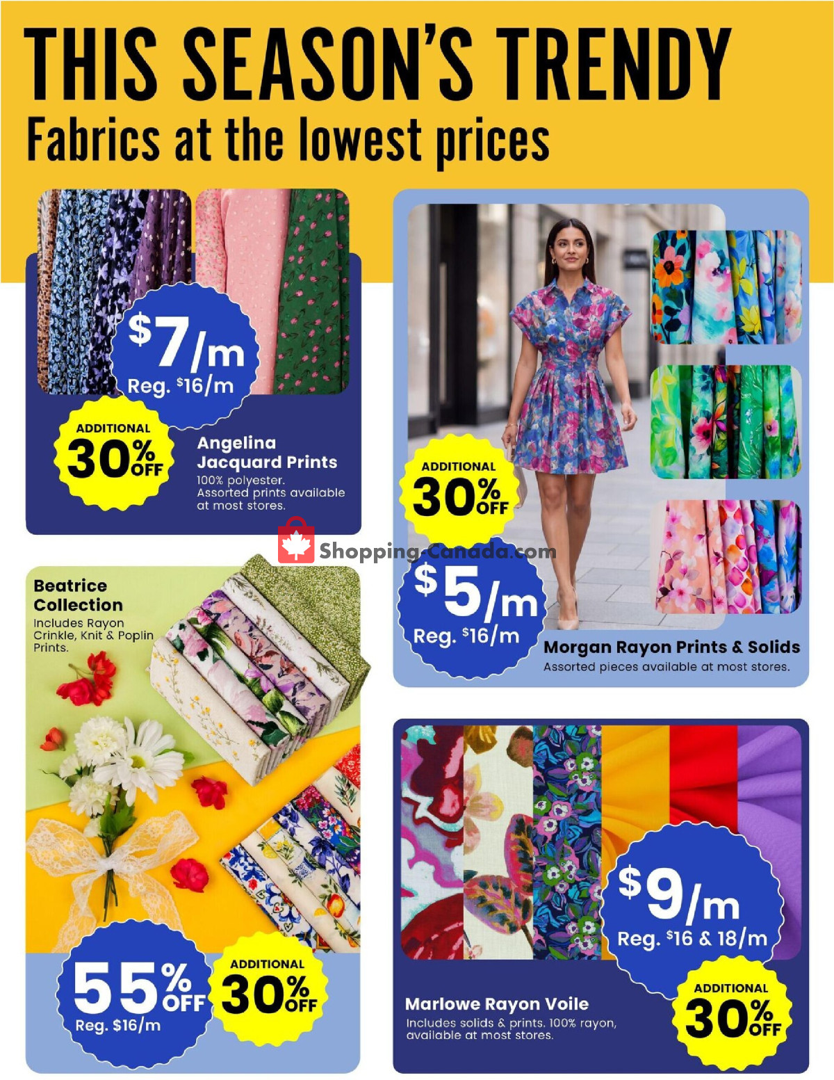 Fabricland flyer from Saturday August 1, 2026 to Monday August 31, 2026 - page 2