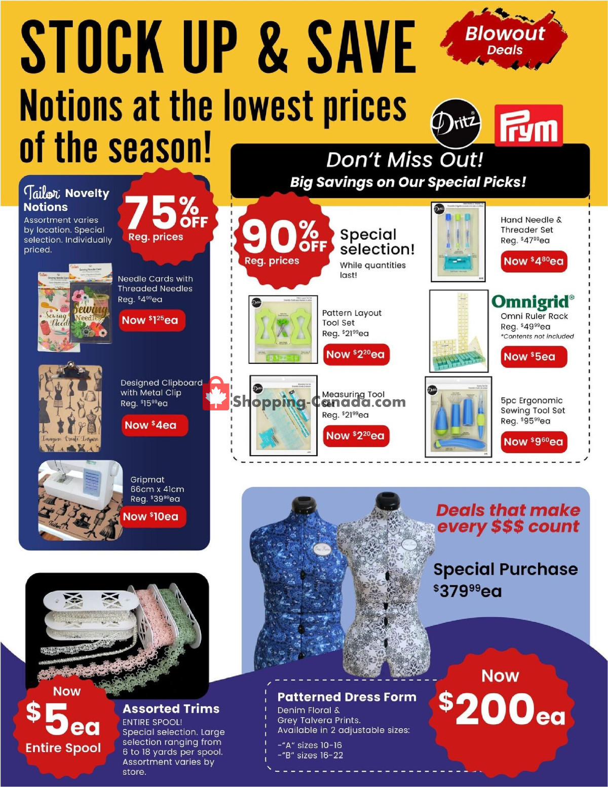 Fabricland flyer from Saturday August 1, 2026 to Monday August 31, 2026 - page 5