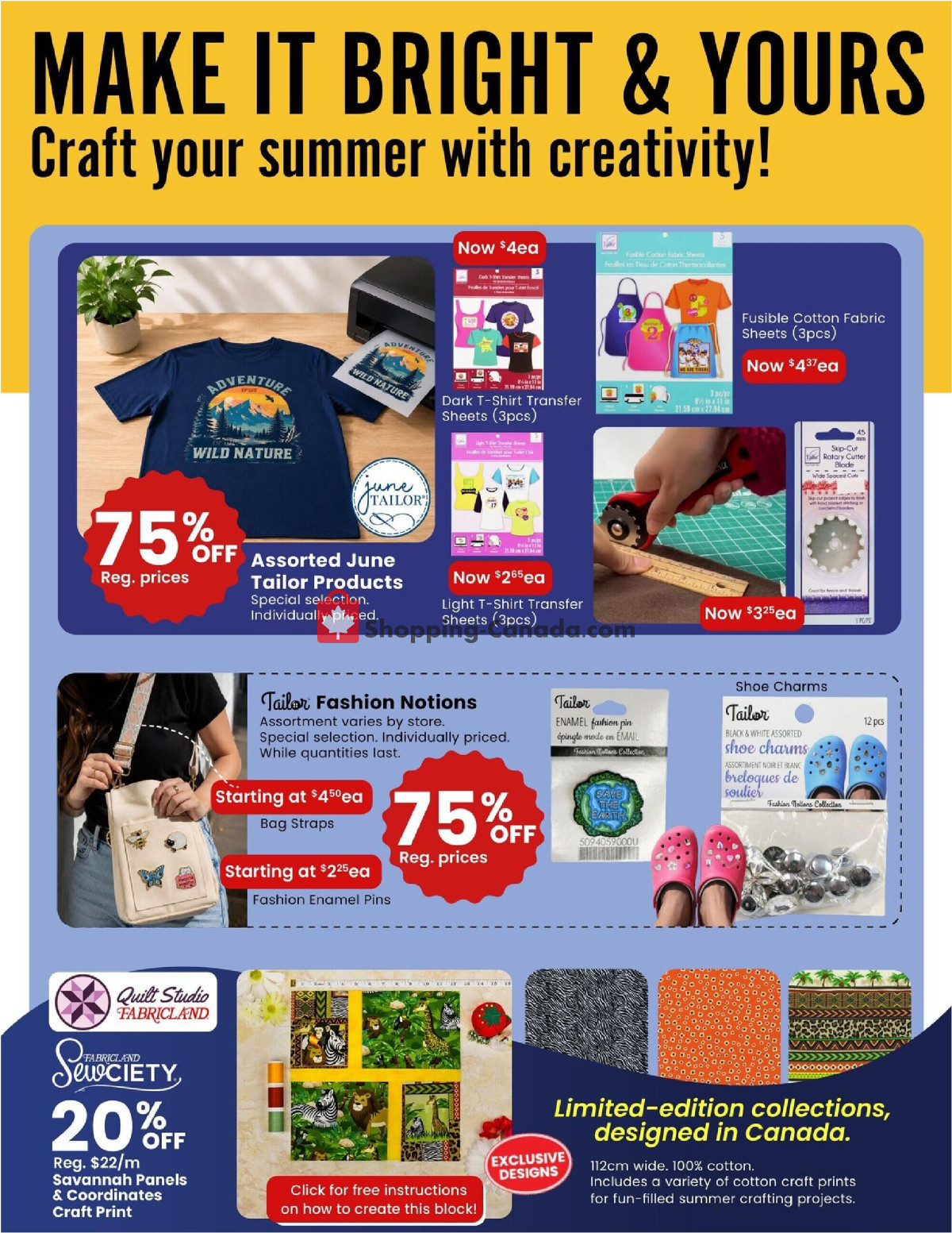 Fabricland flyer from Saturday August 1, 2026 to Monday August 31, 2026 - page 6
