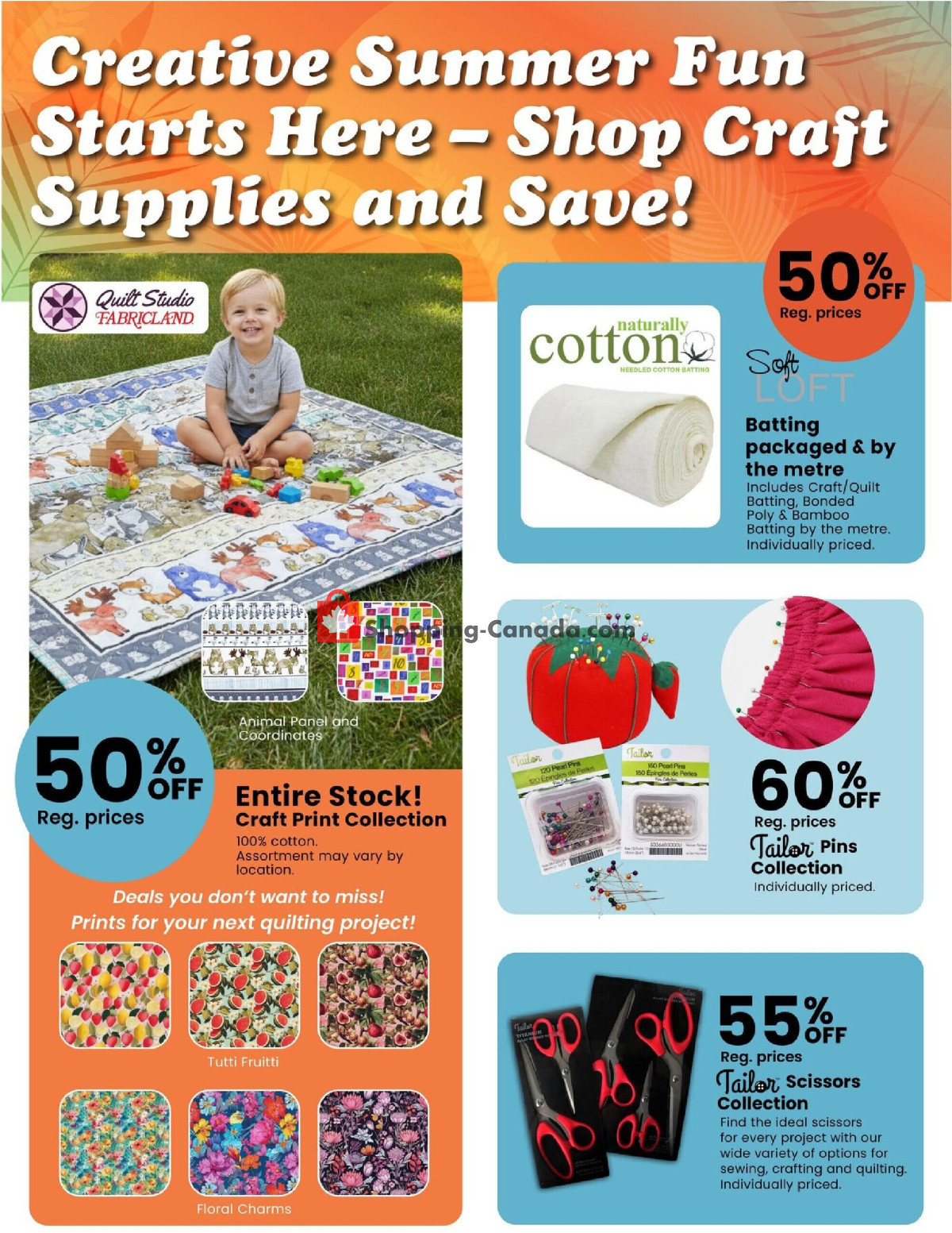 Fabricland flyer from Thursday July 2, 2026 to Friday July 31, 2026 - page 11