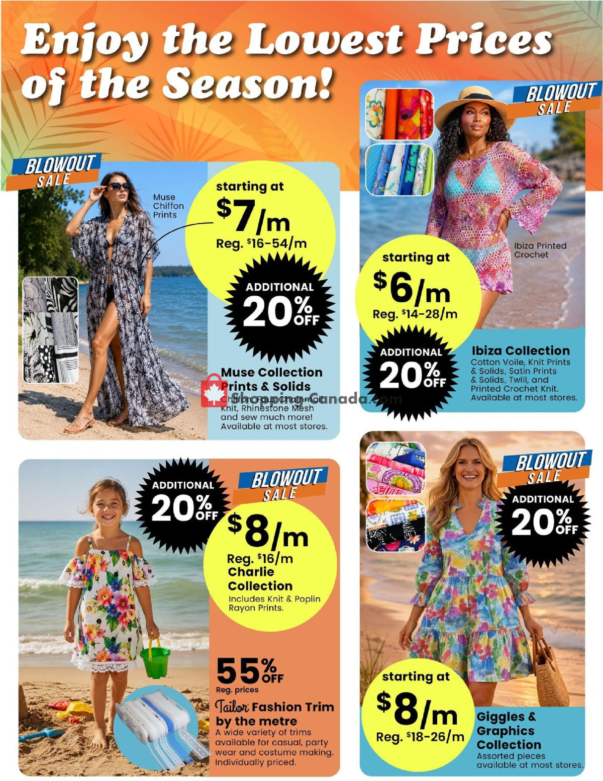 Fabricland flyer from Thursday July 2, 2026 to Friday July 31, 2026 - page 2