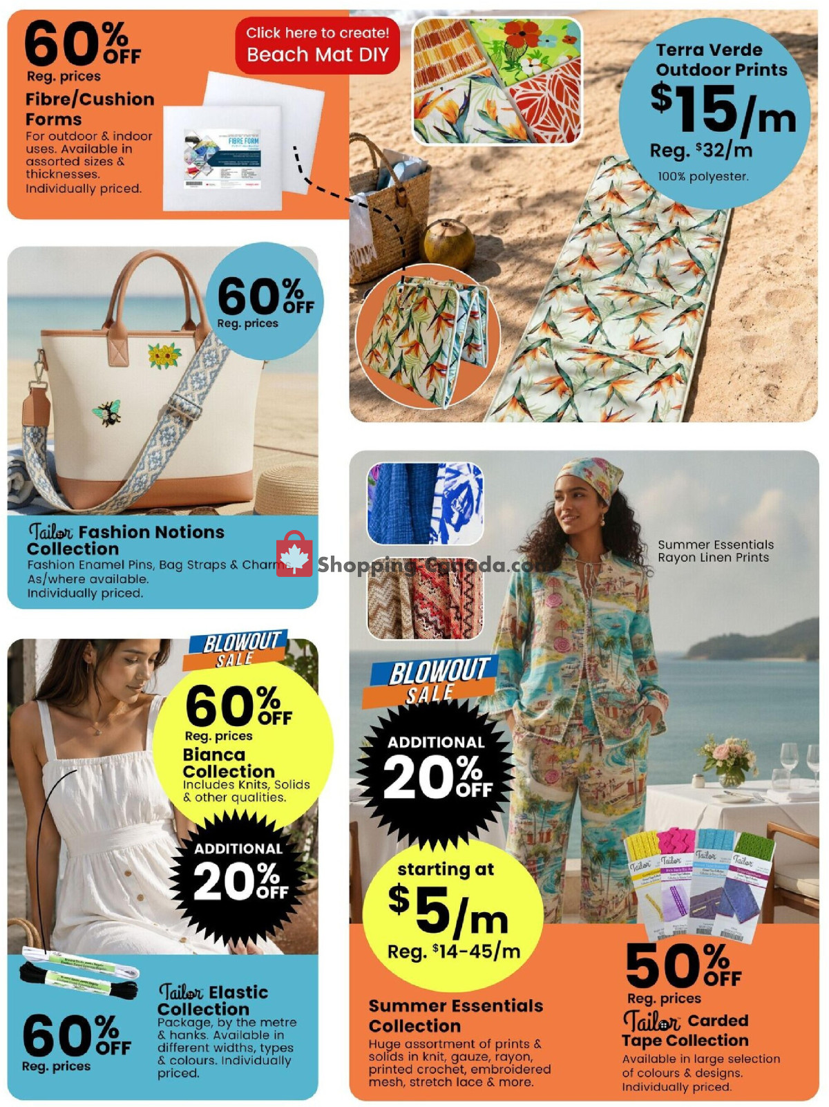 Fabricland flyer from Thursday July 2, 2026 to Friday July 31, 2026 - page 3