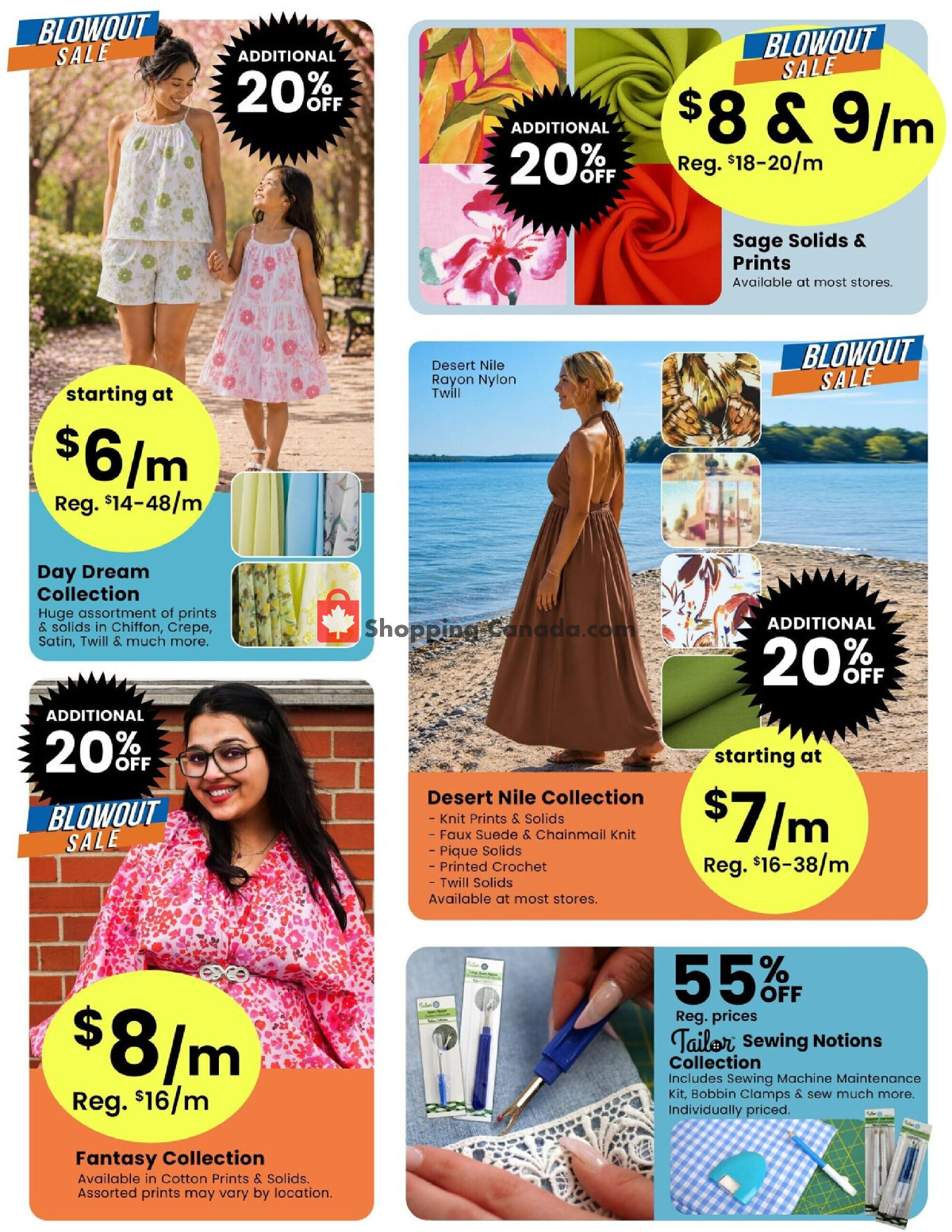Fabricland flyer from Thursday July 2, 2026 to Friday July 31, 2026 - page 4