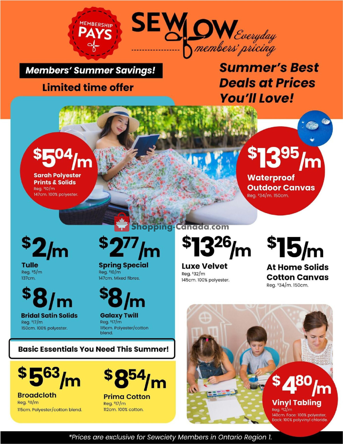Fabricland flyer from Thursday July 2, 2026 to Friday July 31, 2026 - page 5