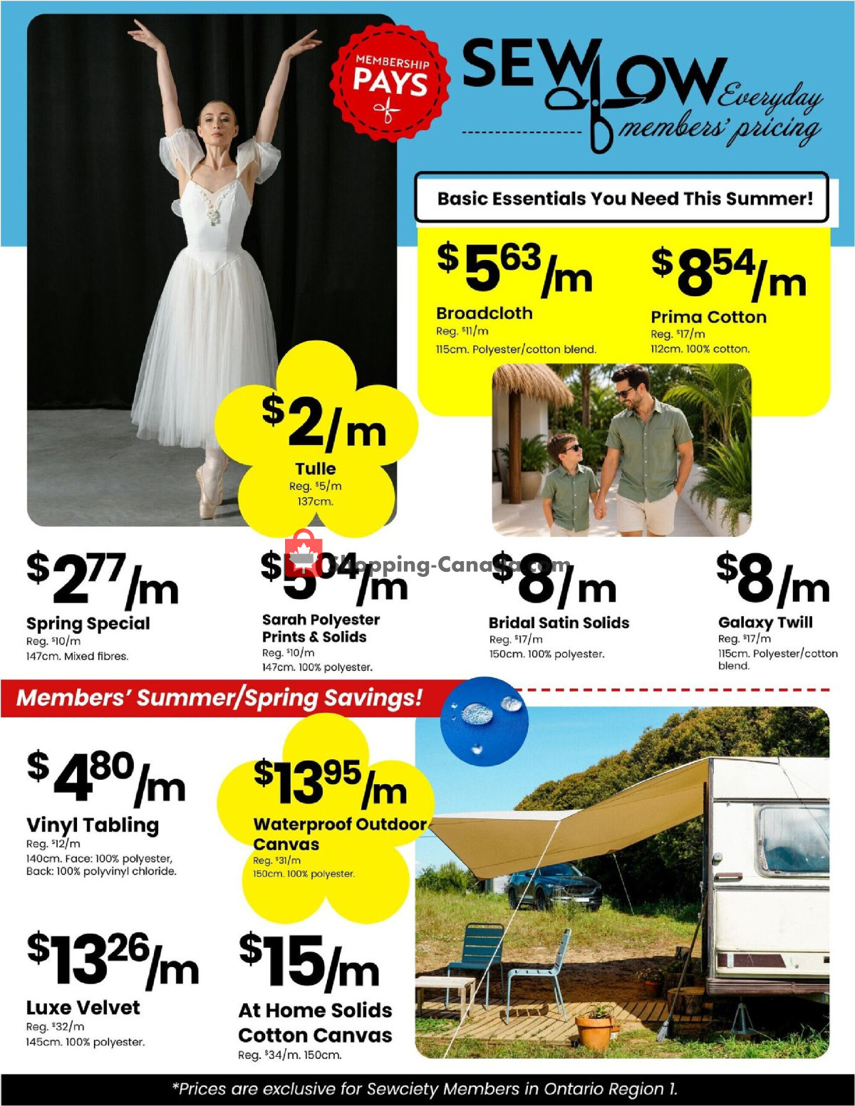 Fabricland flyer from Monday June 1, 2026 to Tuesday June 30, 2026 - page 13