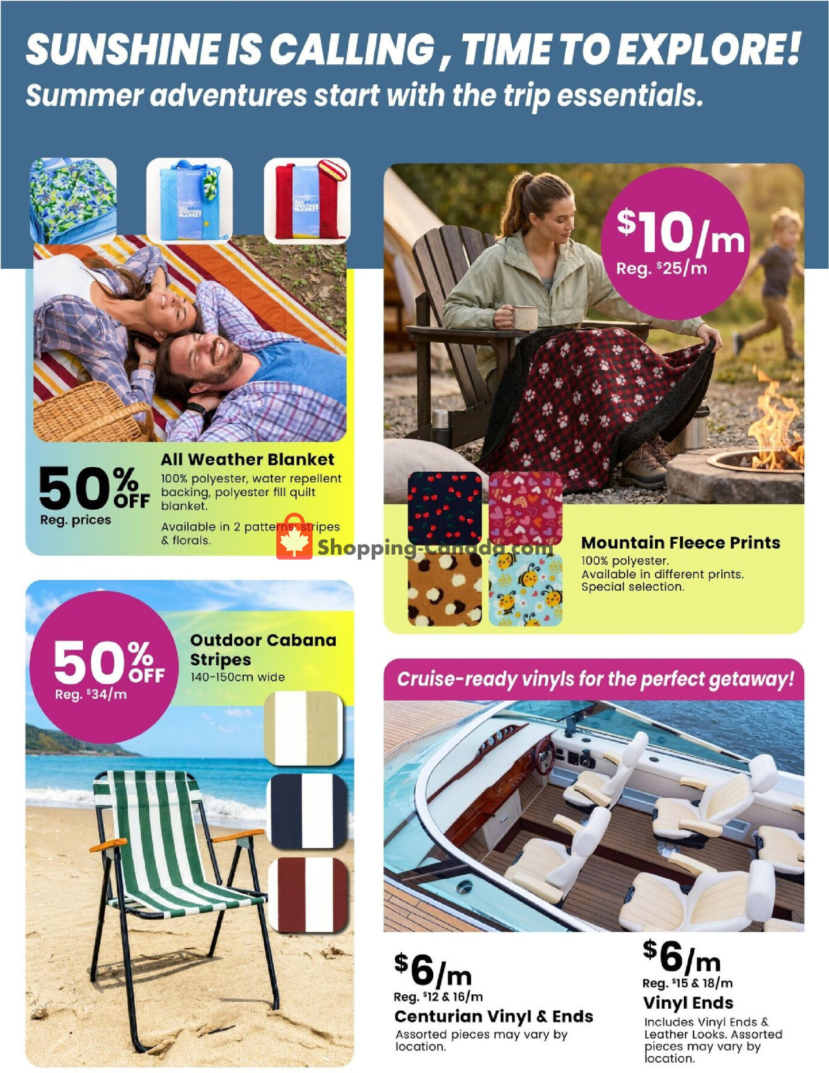 Fabricland flyer from Monday June 1, 2026 to Tuesday June 30, 2026 - page 4