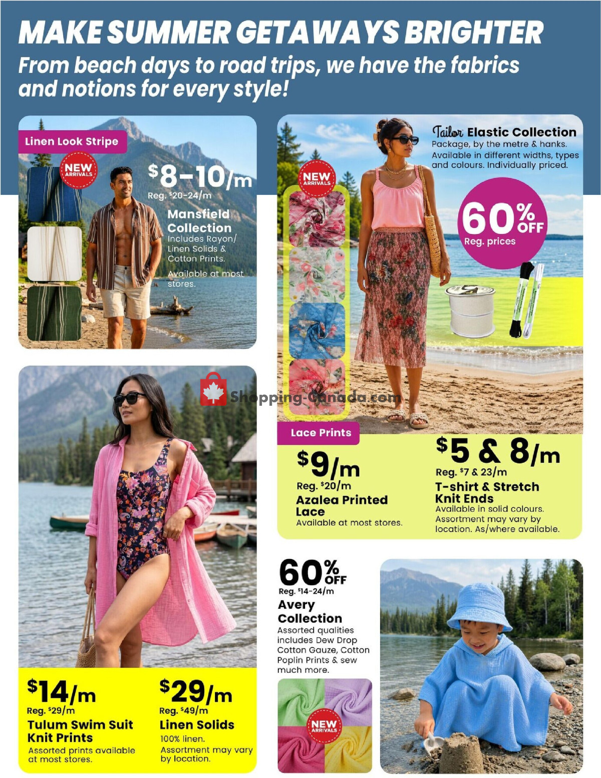 Fabricland flyer from Monday June 1, 2026 to Tuesday June 30, 2026 - page 6