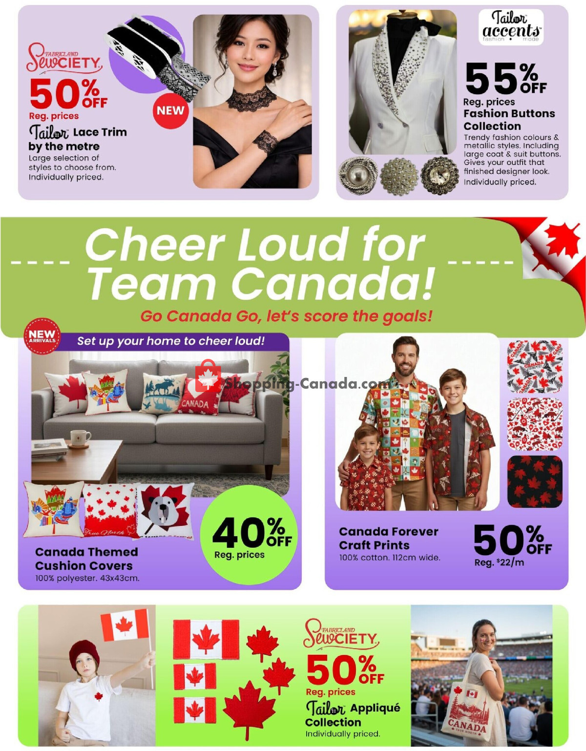 Fabricland flyer from Friday May 1, 2026 to Sunday May 31, 2026 - page 4
