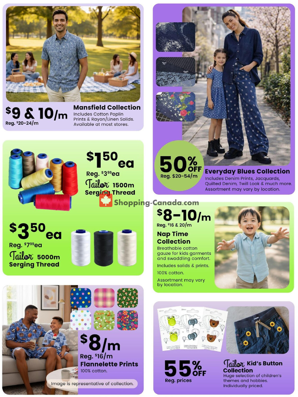 Fabricland flyer from Friday May 1, 2026 to Sunday May 31, 2026 - page 7
