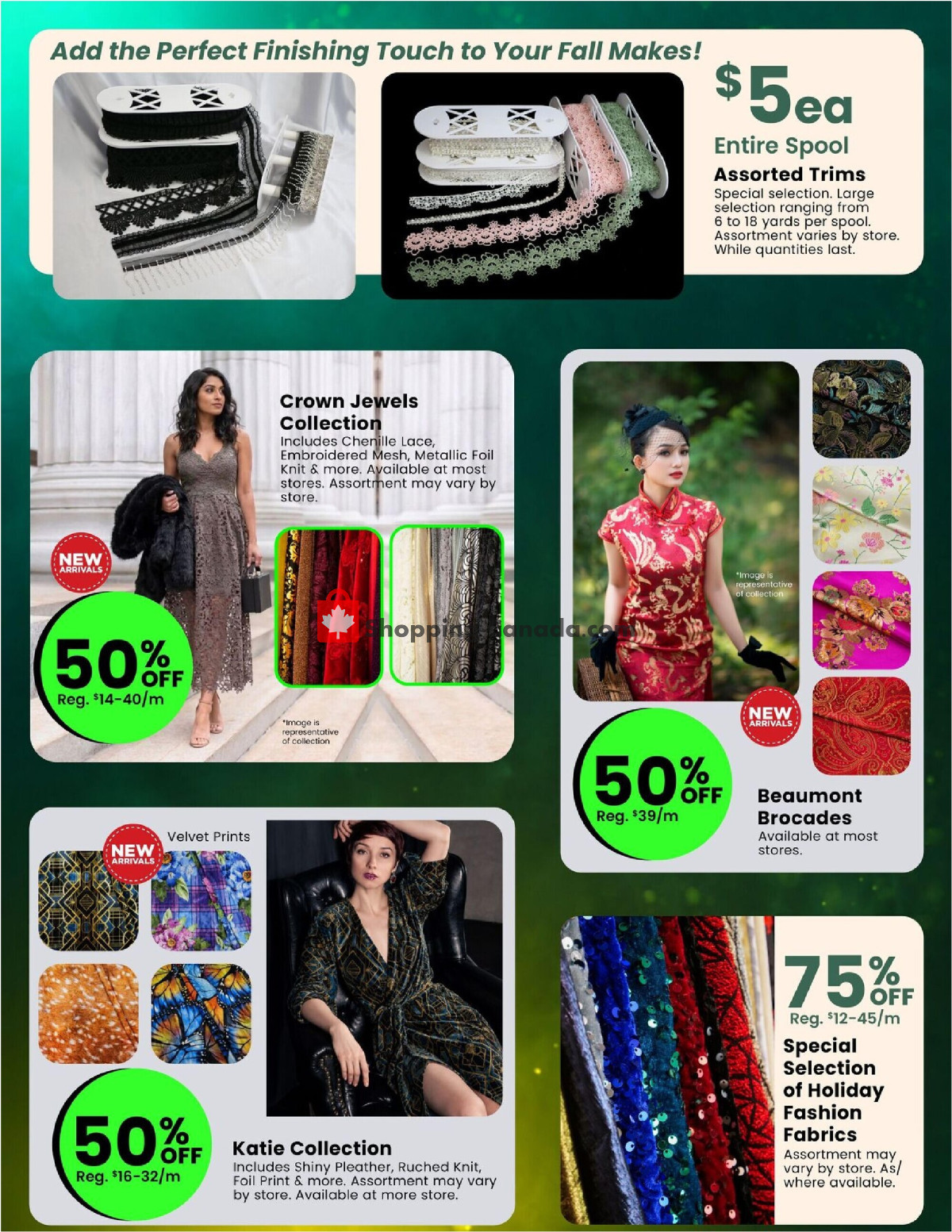 Fabricland flyer from Thursday October 1, 2026 to Saturday October 31, 2026 - page 12