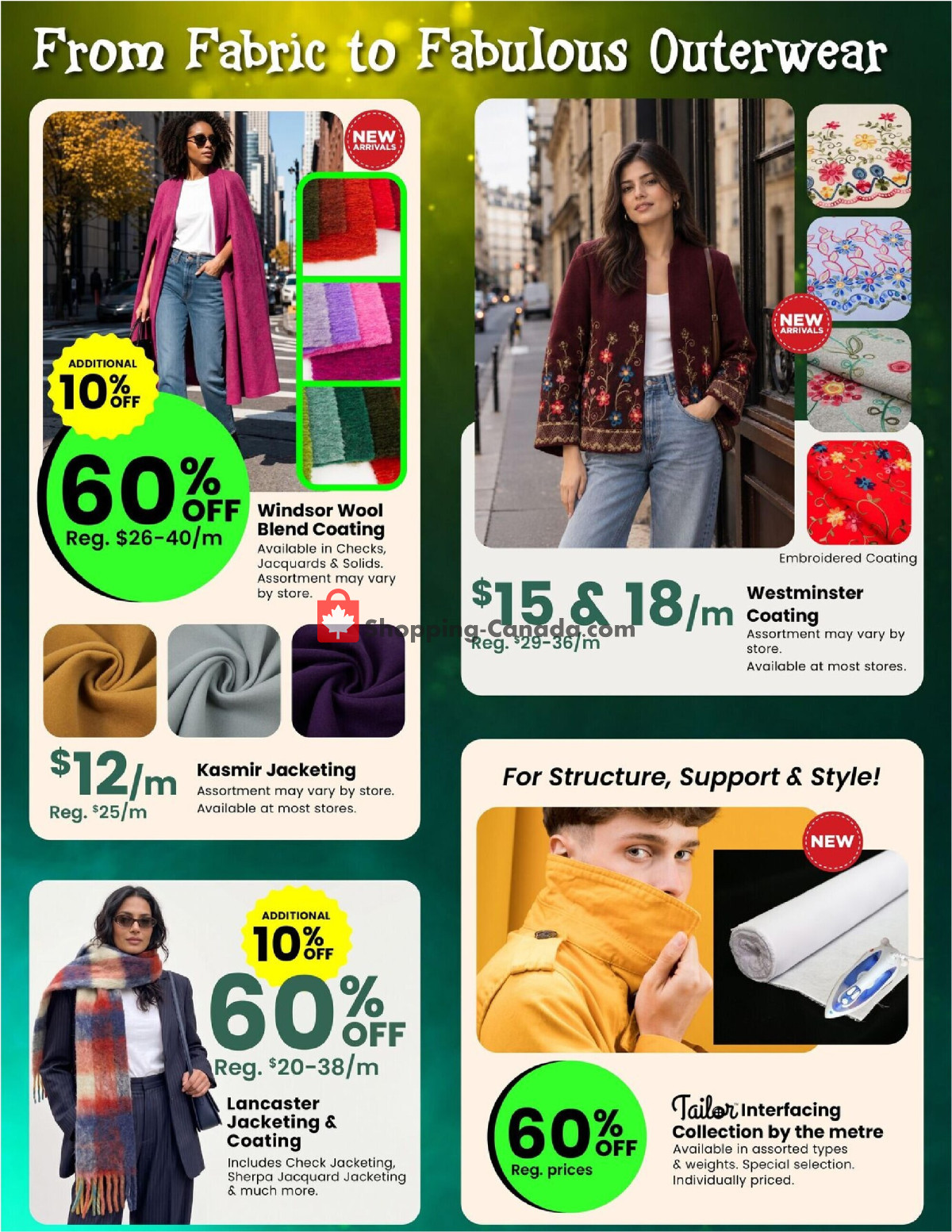 Fabricland flyer from Thursday October 1, 2026 to Saturday October 31, 2026 - page 13