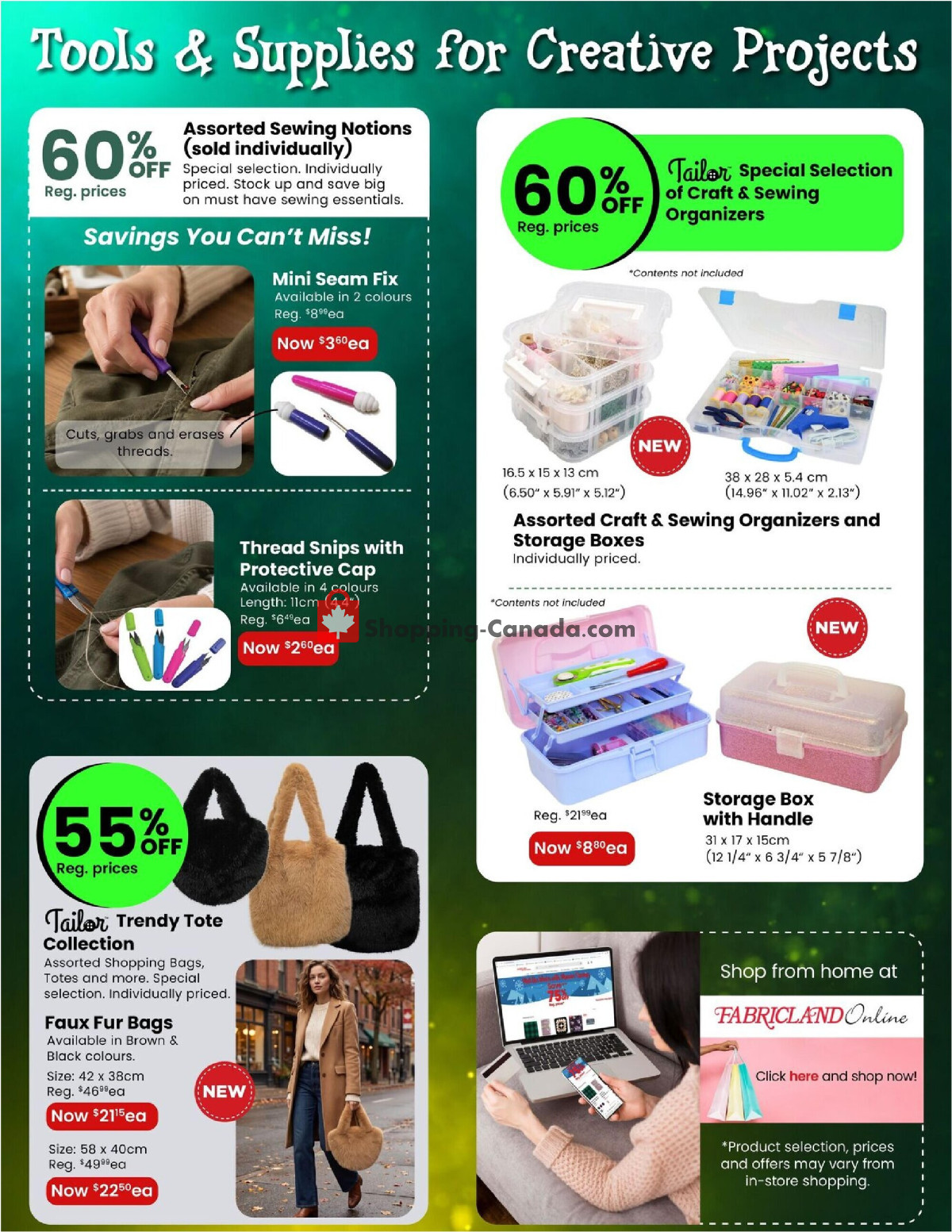 Fabricland flyer from Thursday October 1, 2026 to Saturday October 31, 2026 - page 14