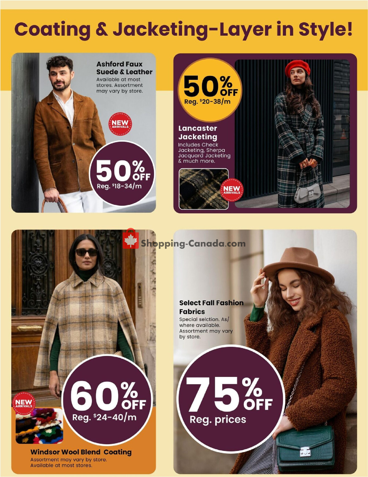 Fabricland flyer from Tuesday September 1, 2026 to Wednesday September 30, 2026 - page 11