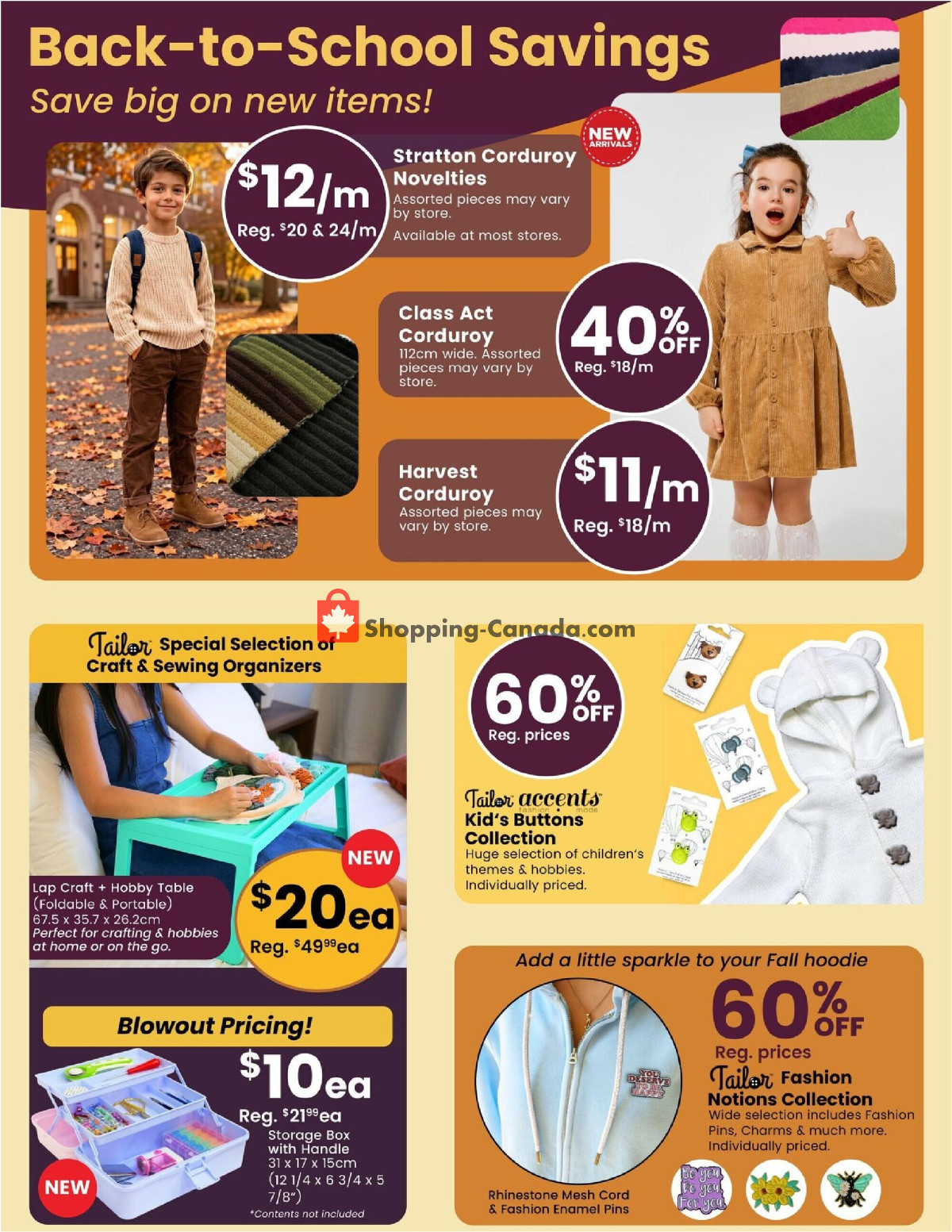 Fabricland flyer from Tuesday September 1, 2026 to Wednesday September 30, 2026 - page 12