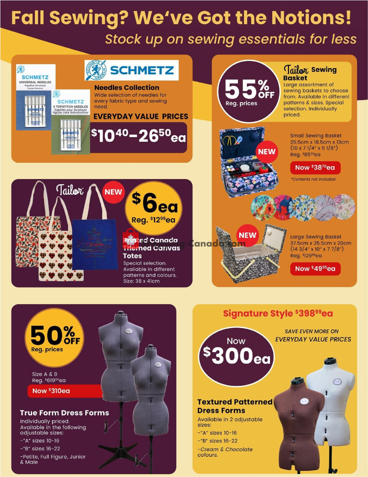 Fabricland flyer from Tuesday September 1, 2026 to Wednesday September 30, 2026 - page 13