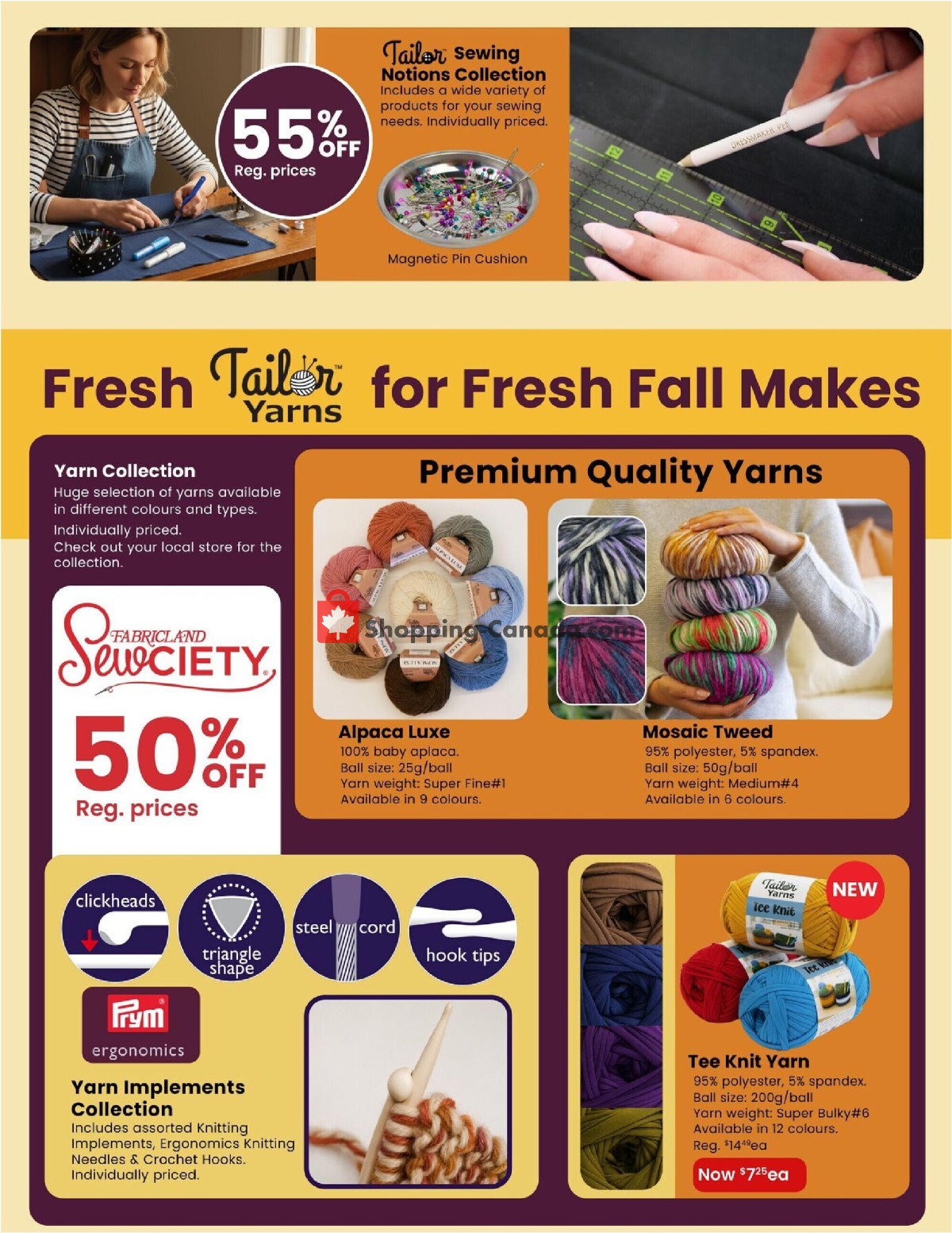 Fabricland flyer from Tuesday September 1, 2026 to Wednesday September 30, 2026 - page 14