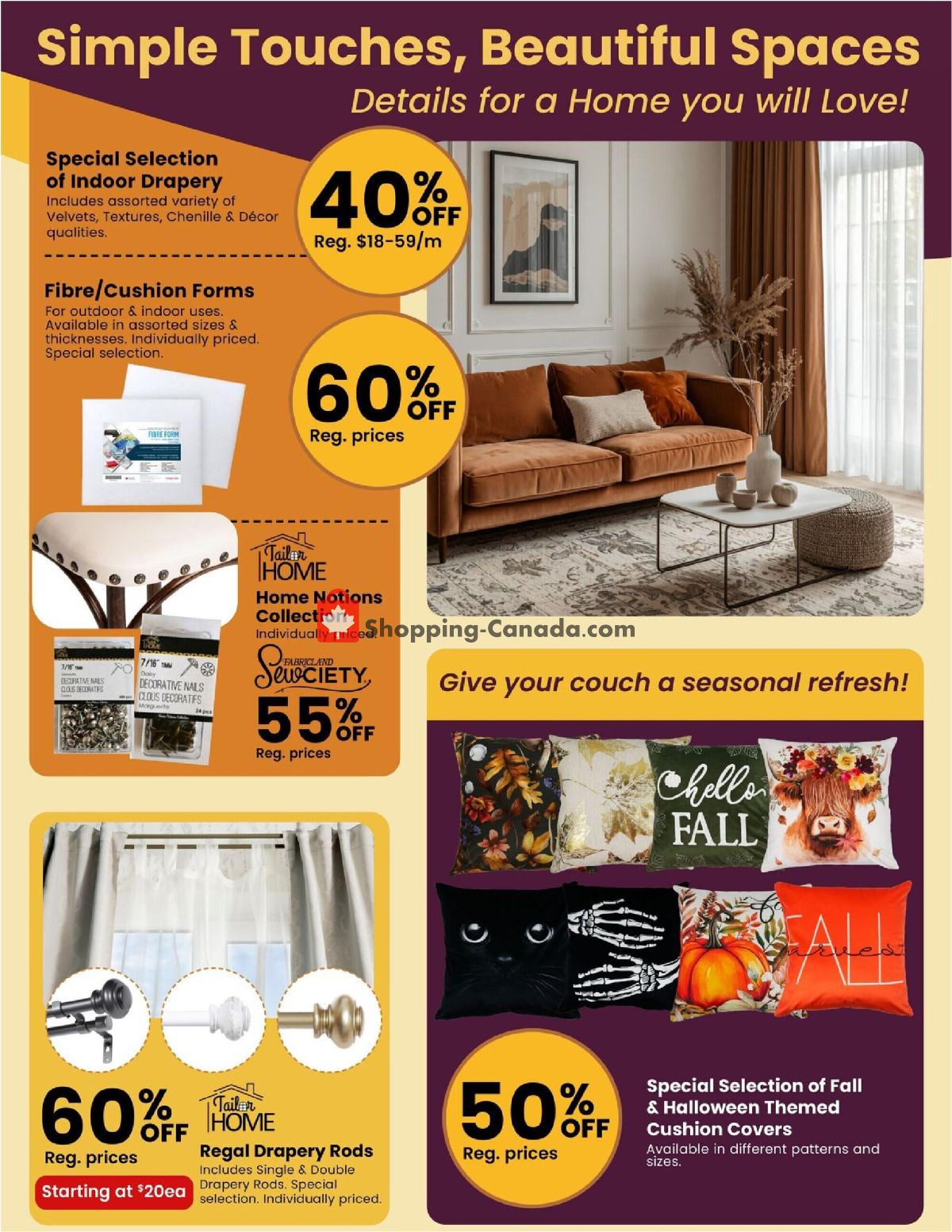Fabricland flyer from Tuesday September 1, 2026 to Wednesday September 30, 2026 - page 15