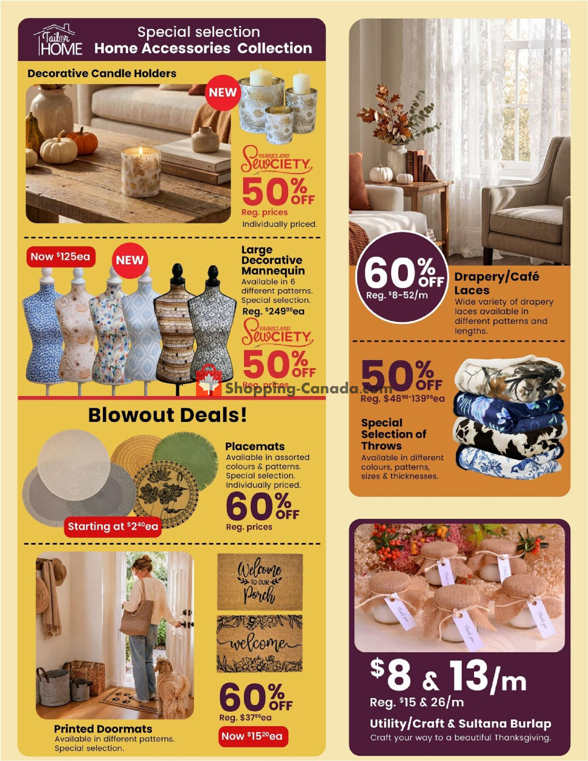 Fabricland flyer from Tuesday September 1, 2026 to Wednesday September 30, 2026 - page 16