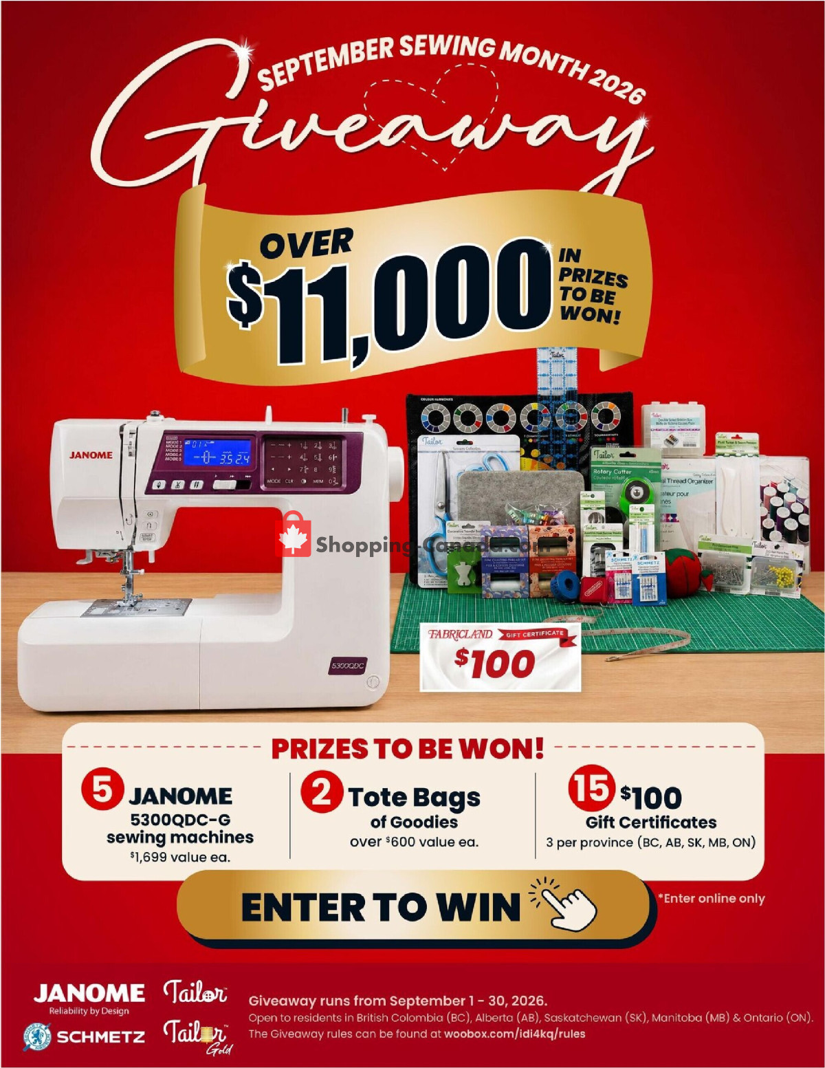Fabricland flyer from Tuesday September 1, 2026 to Wednesday September 30, 2026 - page 2