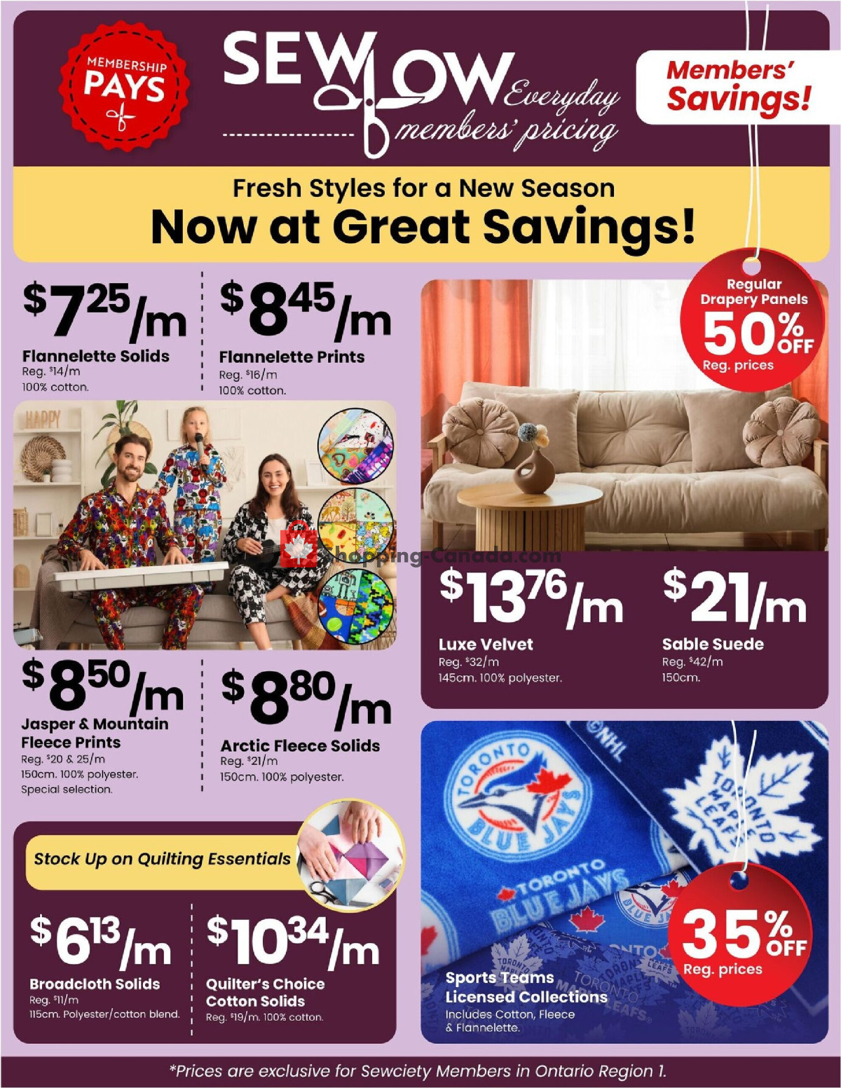 Fabricland flyer from Tuesday September 1, 2026 to Wednesday September 30, 2026 - page 3