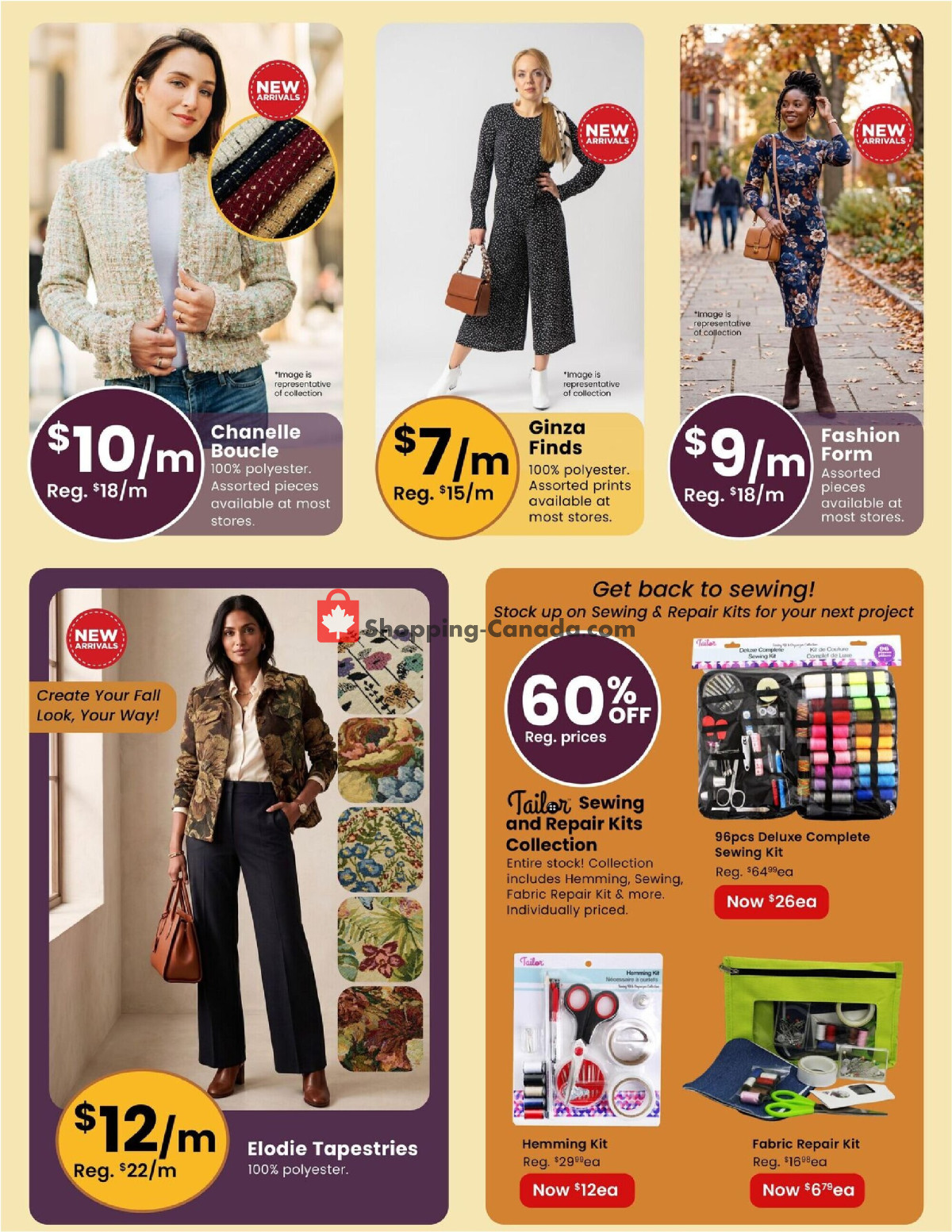 Fabricland flyer from Tuesday September 1, 2026 to Wednesday September 30, 2026 - page 5