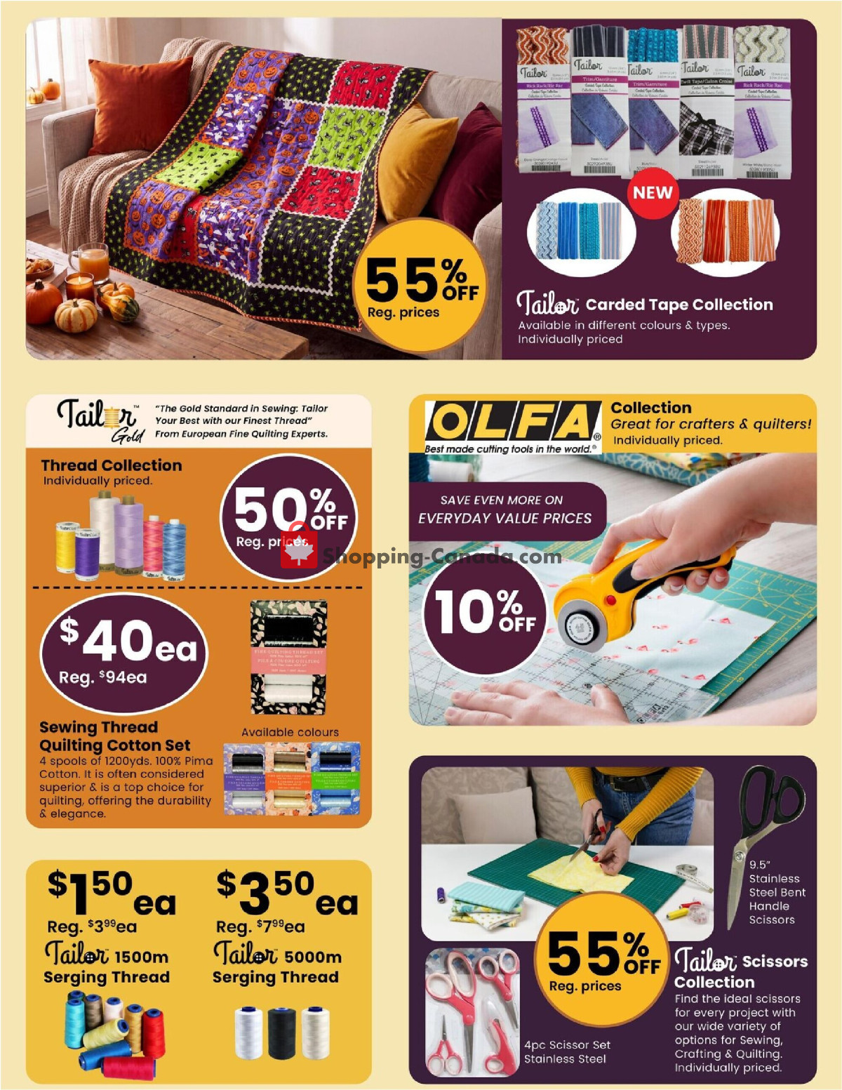 Fabricland flyer from Tuesday September 1, 2026 to Wednesday September 30, 2026 - page 9