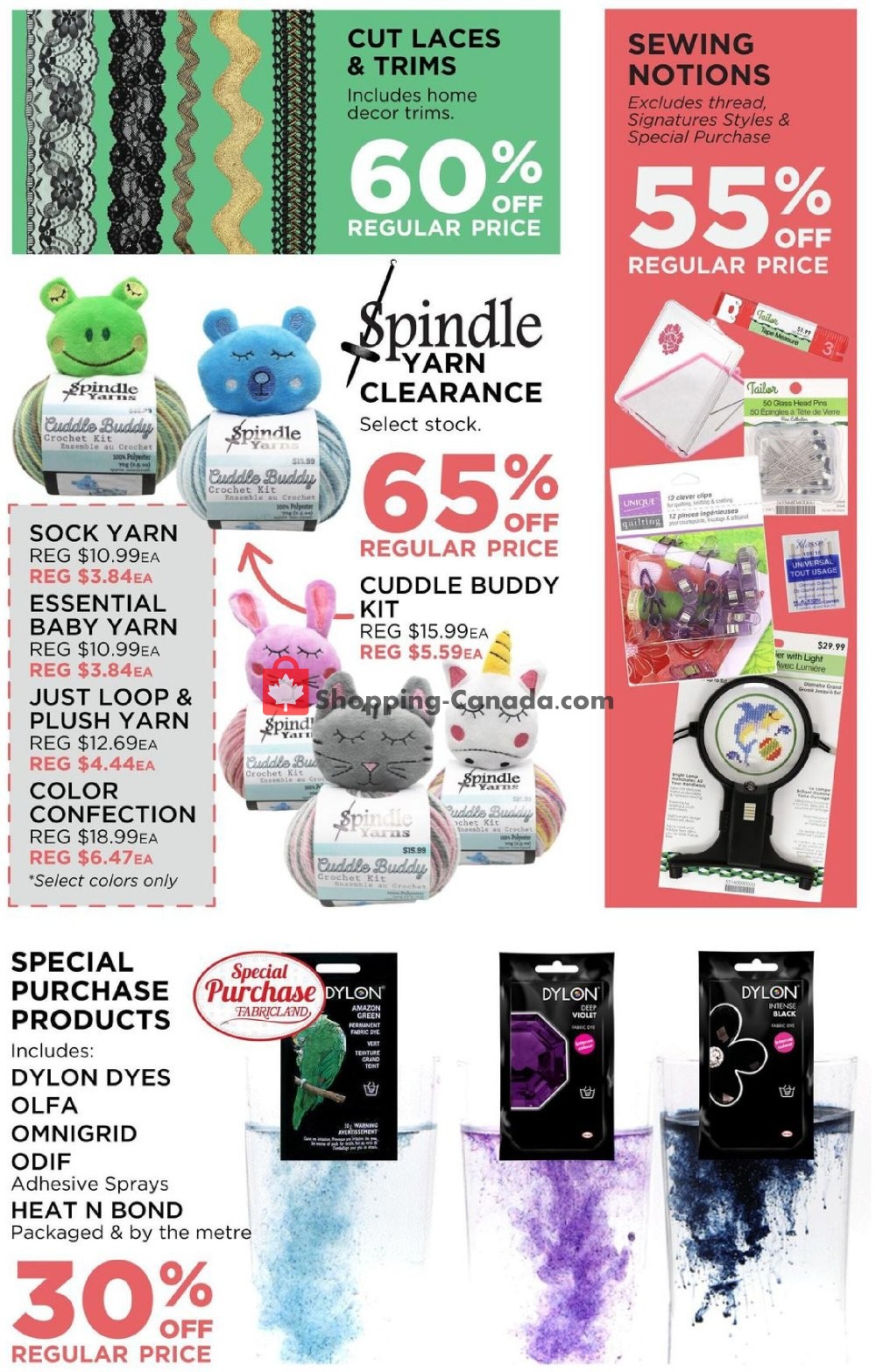 Fabricland flyer from Friday January 1, 2021 to Wednesday January 6, 2021 - page 3