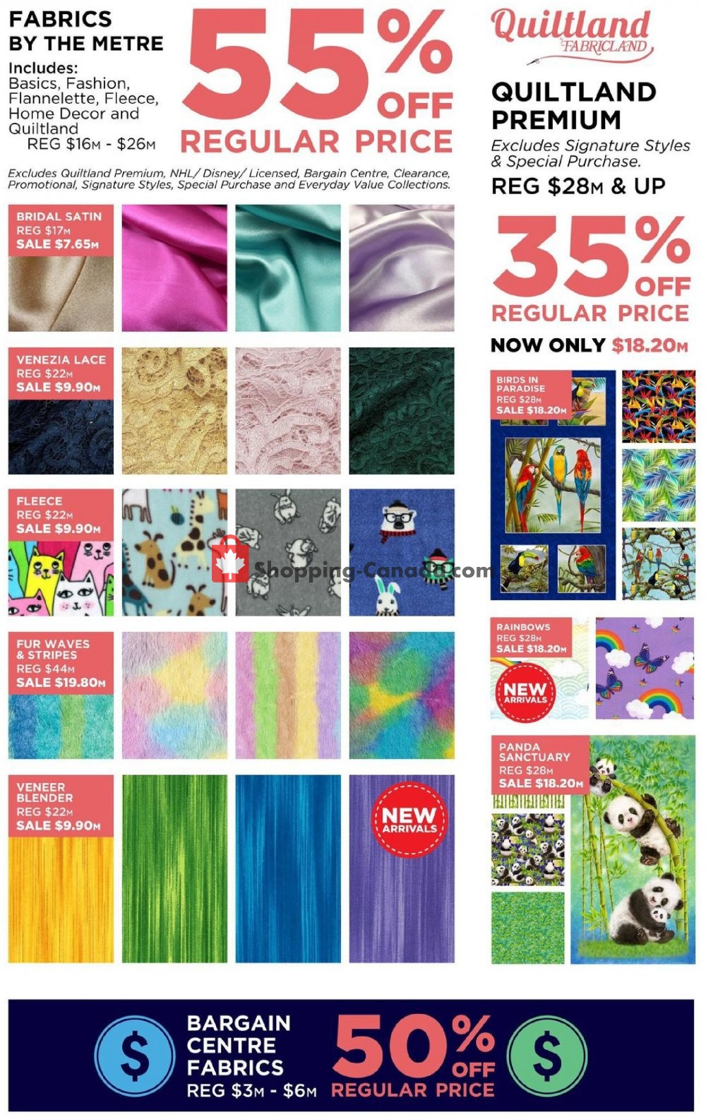Fabricland flyer from Friday January 1, 2021 to Wednesday January 6, 2021 - page 4
