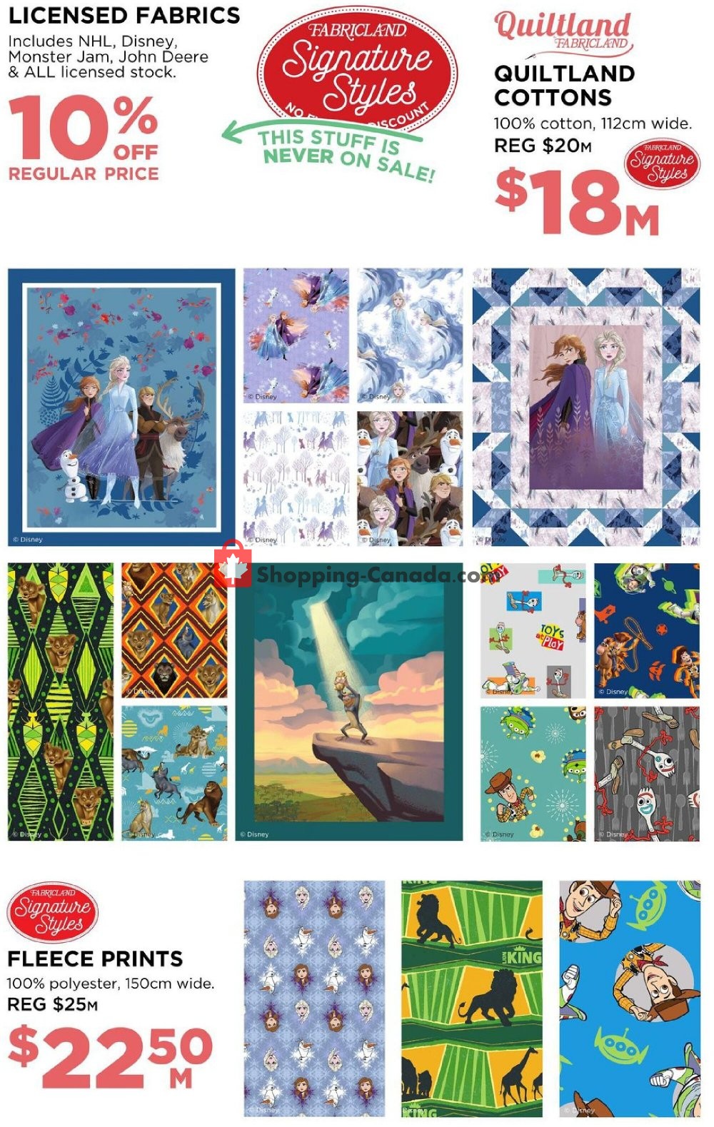 Fabricland flyer from Friday January 1, 2021 to Wednesday January 6, 2021 - page 5