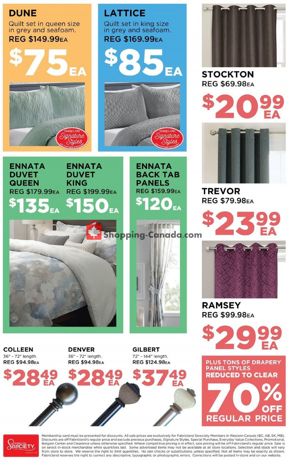 Fabricland flyer from Friday January 1, 2021 to Wednesday January 6, 2021 - page 6