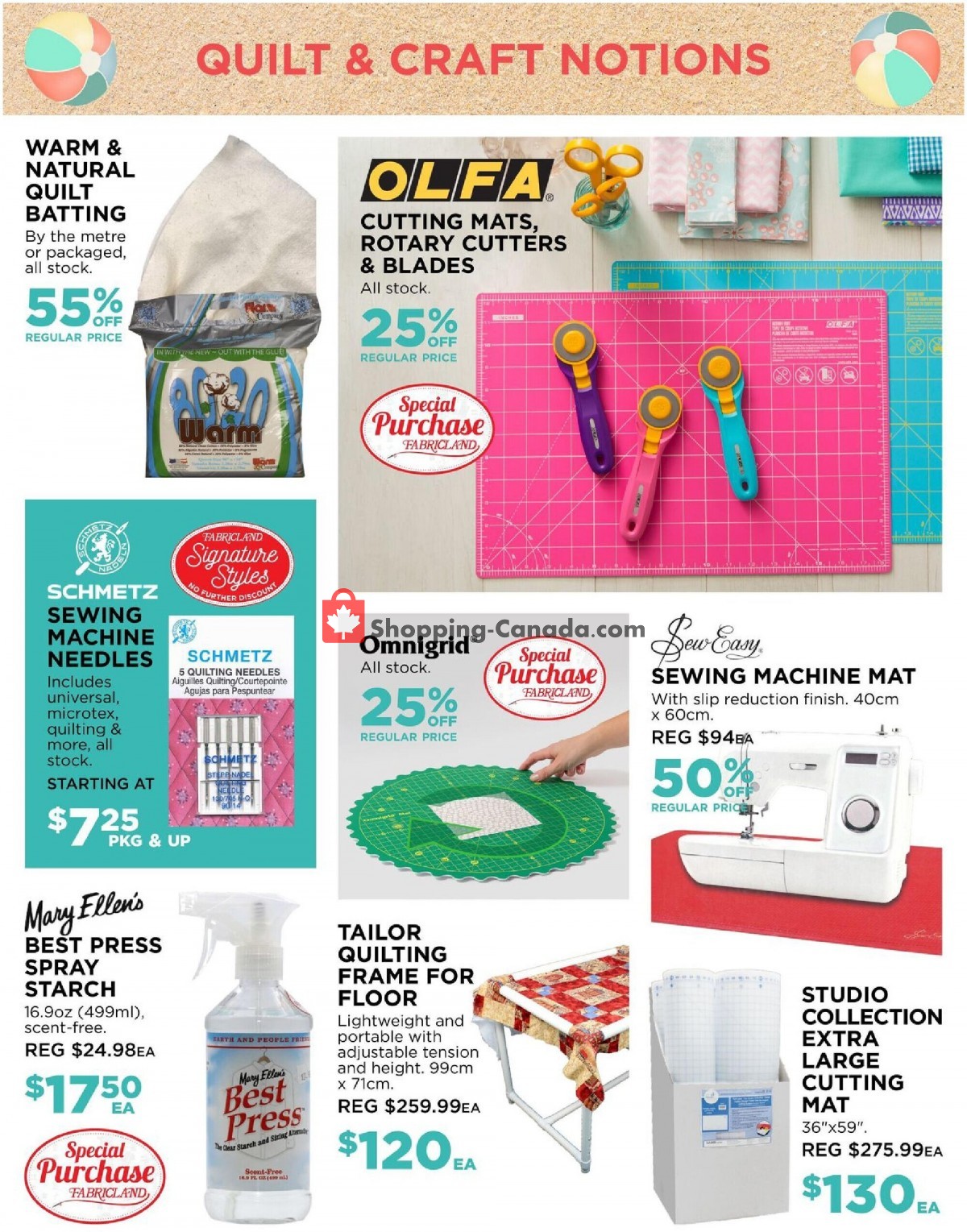 Fabricland flyer from Saturday May 1, 2021 to Wednesday June 9, 2021 - page 11