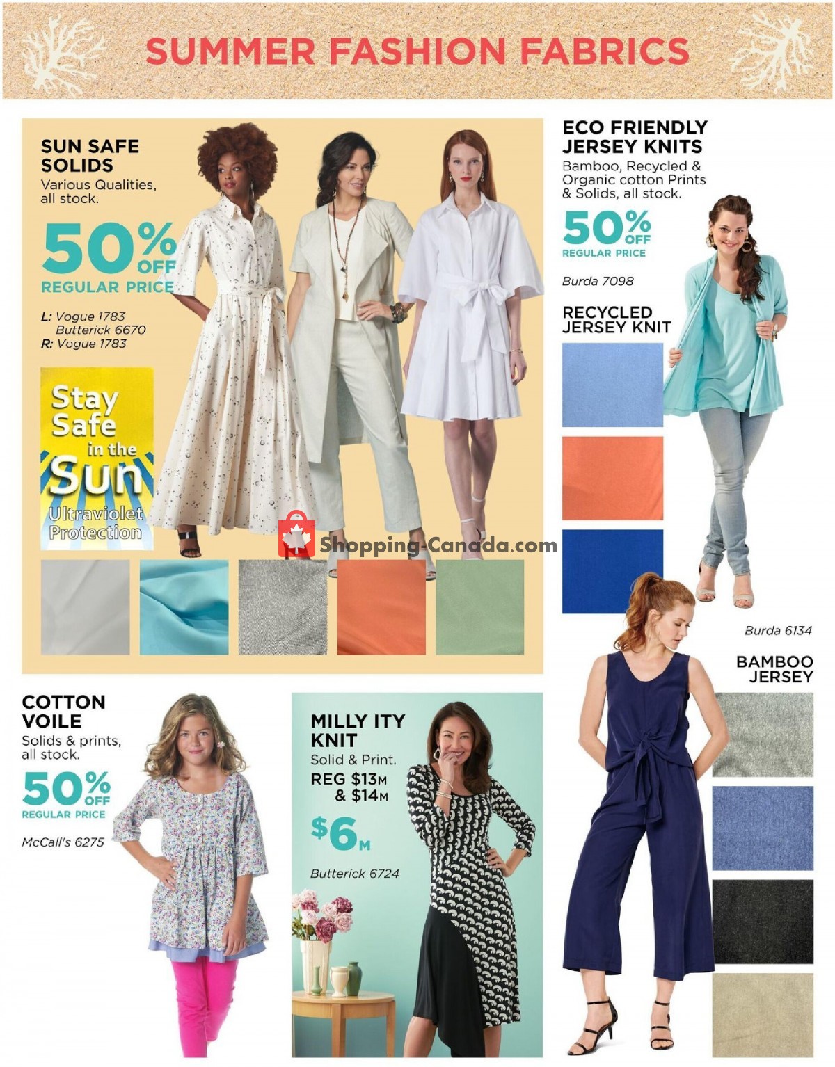Fabricland flyer from Saturday May 1, 2021 to Wednesday June 9, 2021 - page 18