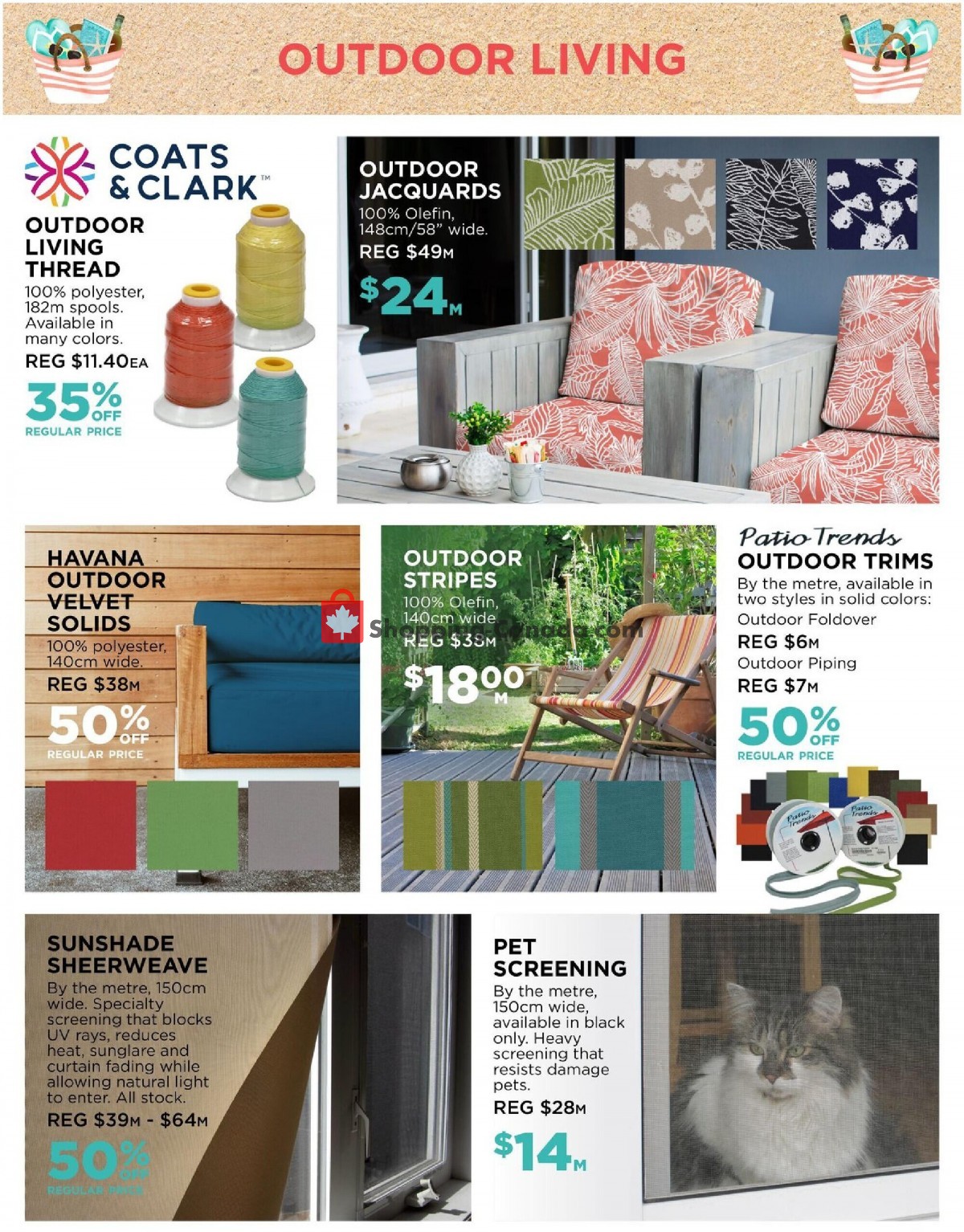 Fabricland flyer from Saturday May 1, 2021 to Wednesday June 9, 2021 - page 19
