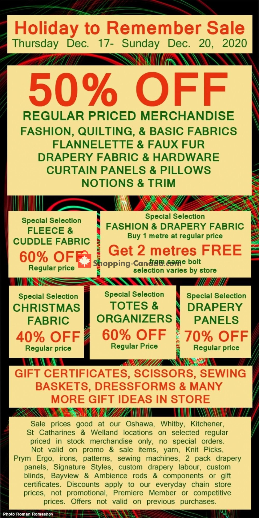 Fabricland Barrie Hours at Mary Wills blog