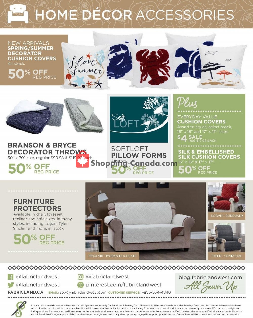 Fabricland flyer from Monday April 15, 2019 to Thursday April 25, 2019 - page 10