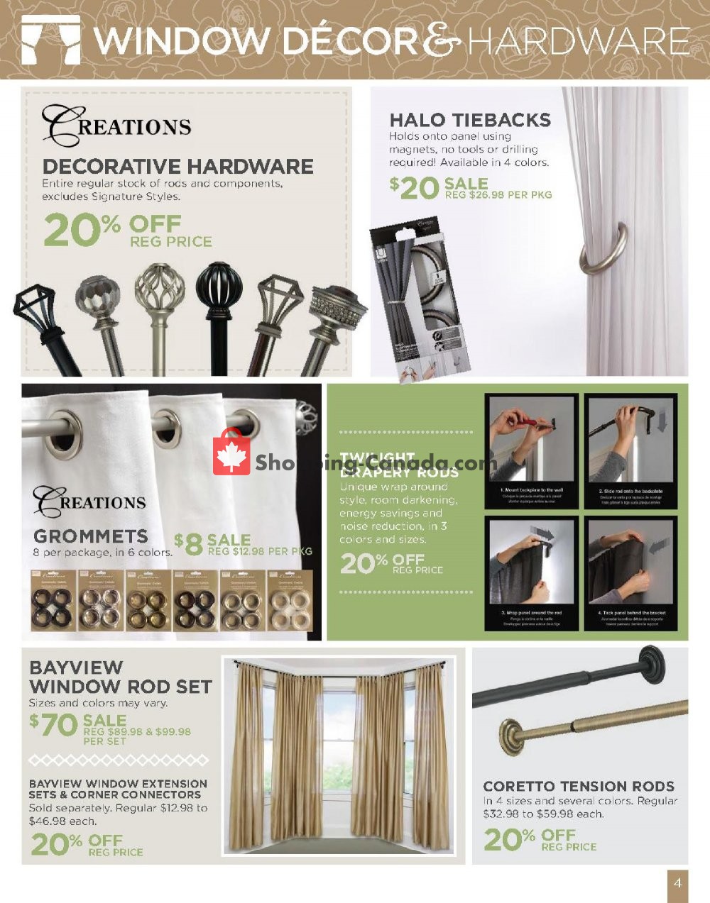 Fabricland flyer from Monday April 15, 2019 to Thursday April 25, 2019 - page 4