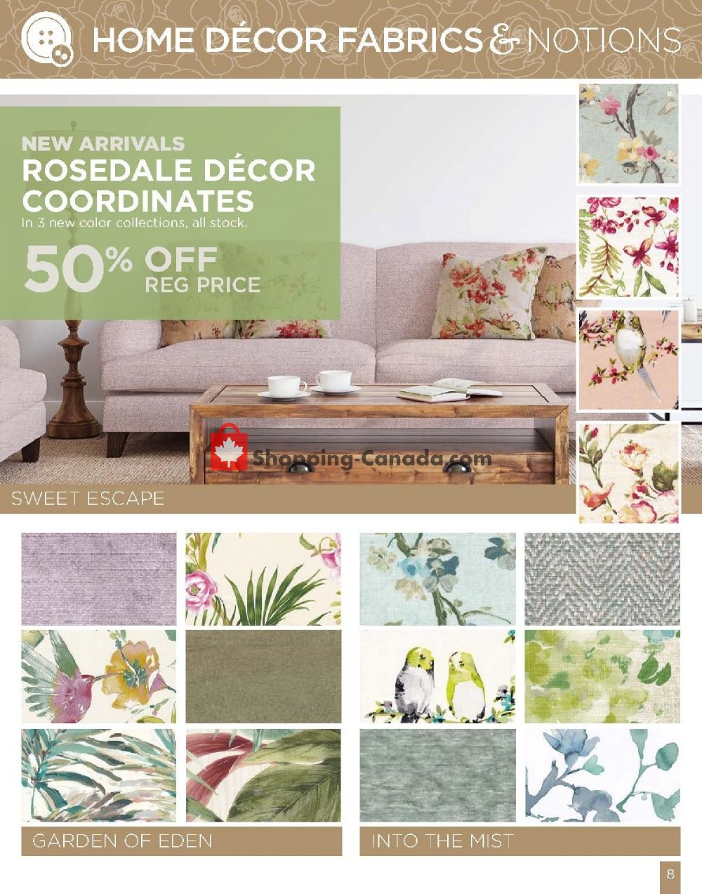 Fabricland flyer from Monday April 15, 2019 to Thursday April 25, 2019 - page 8