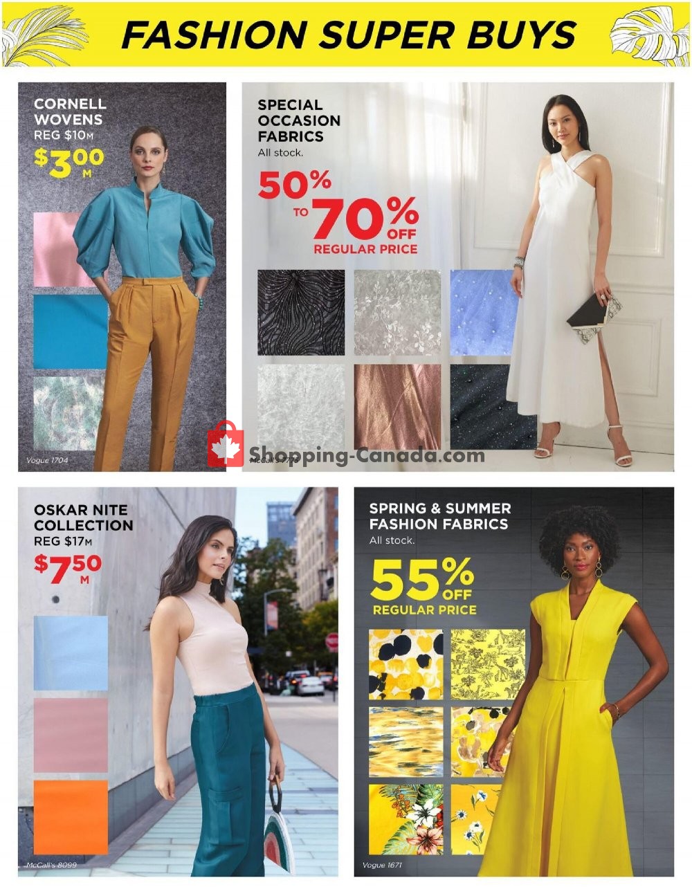 Fabricland flyer from Monday August 3, 2020 to Monday August 31, 2020 - page 13