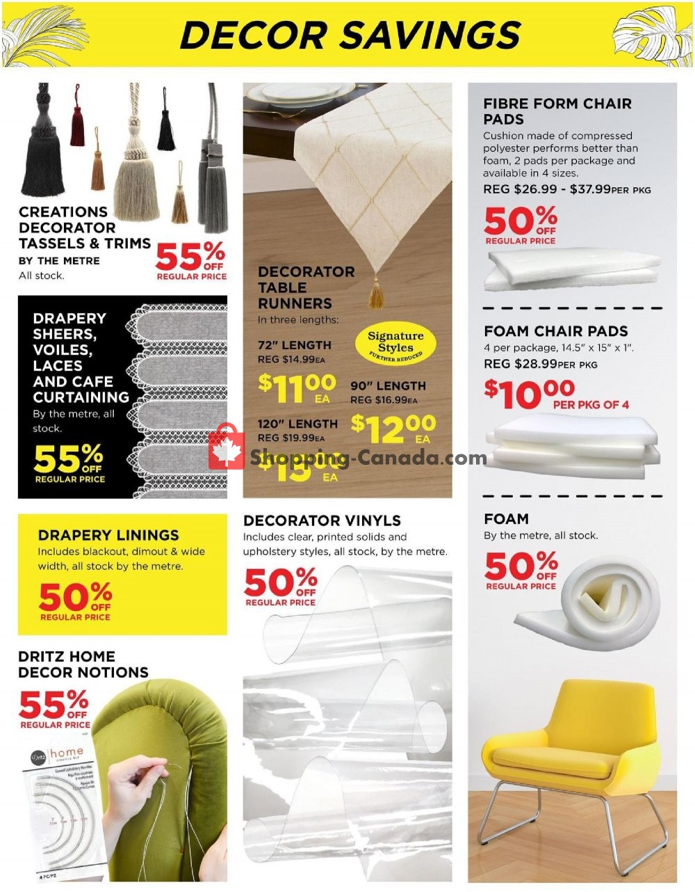Fabricland flyer from Monday August 3, 2020 to Monday August 31, 2020 - page 6