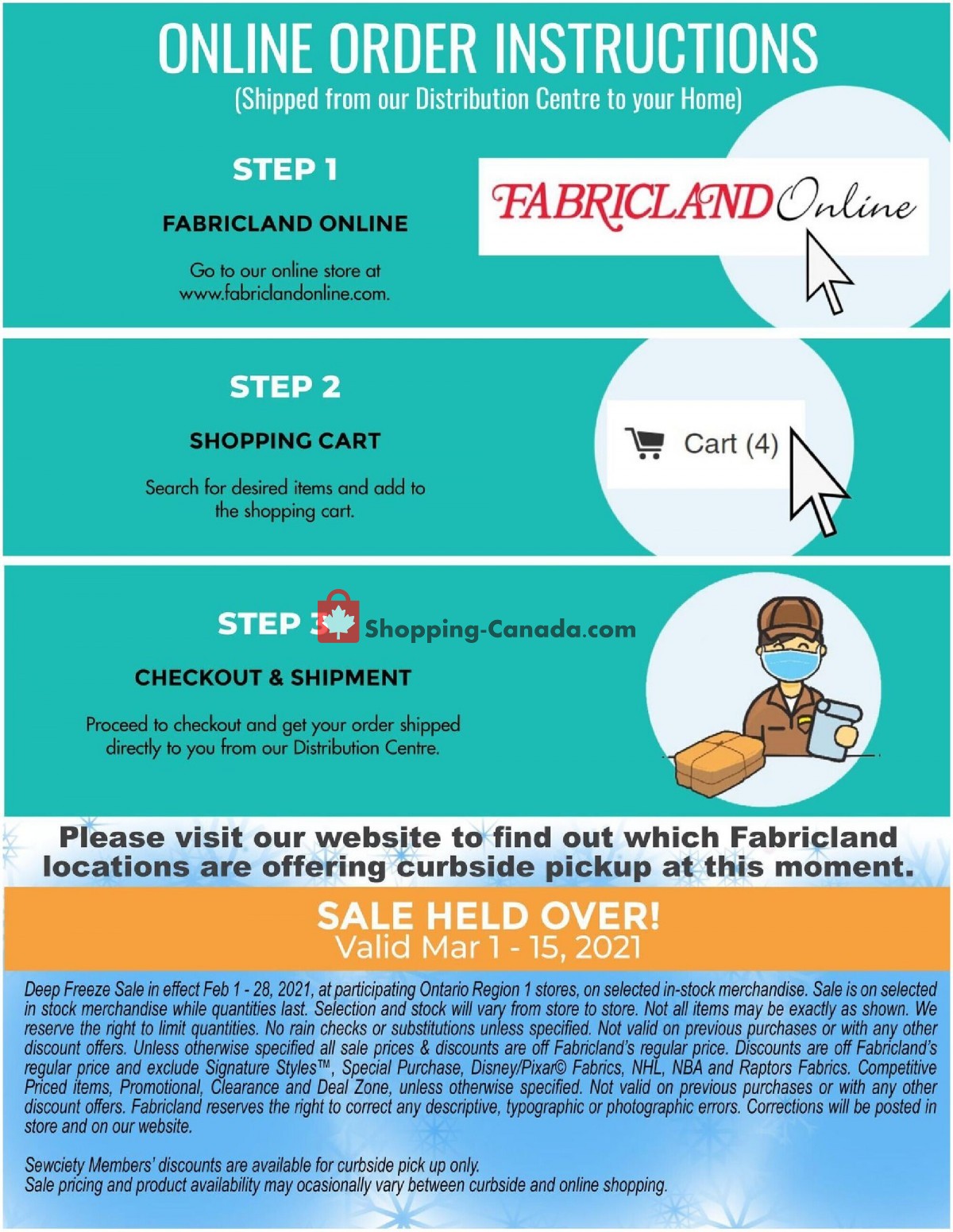 Fabricland flyer from Monday March 1, 2021 to Monday March 15, 2021 - page 18