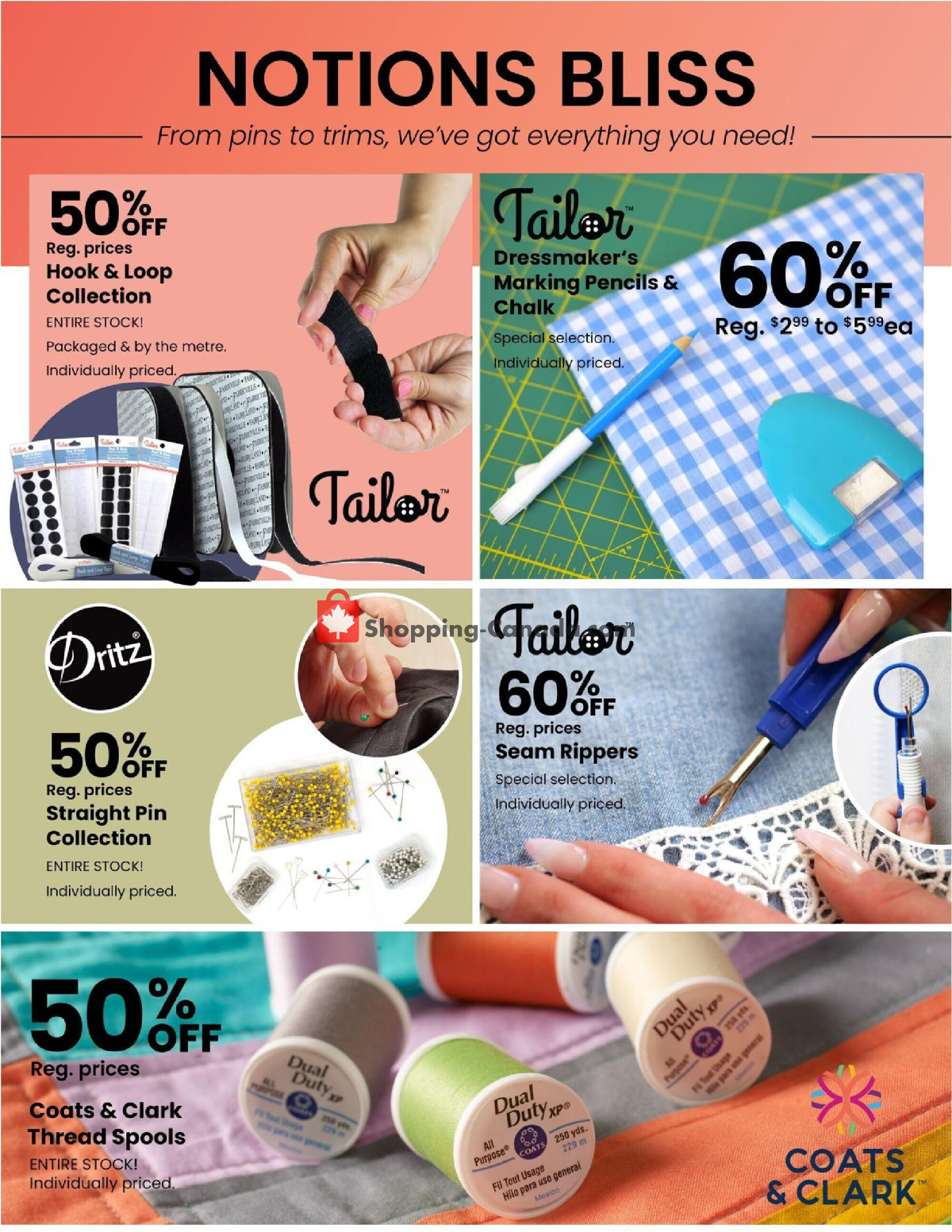 Fabricland flyer from Monday March 4, 2024 to Sunday March 31, 2024 - page 13