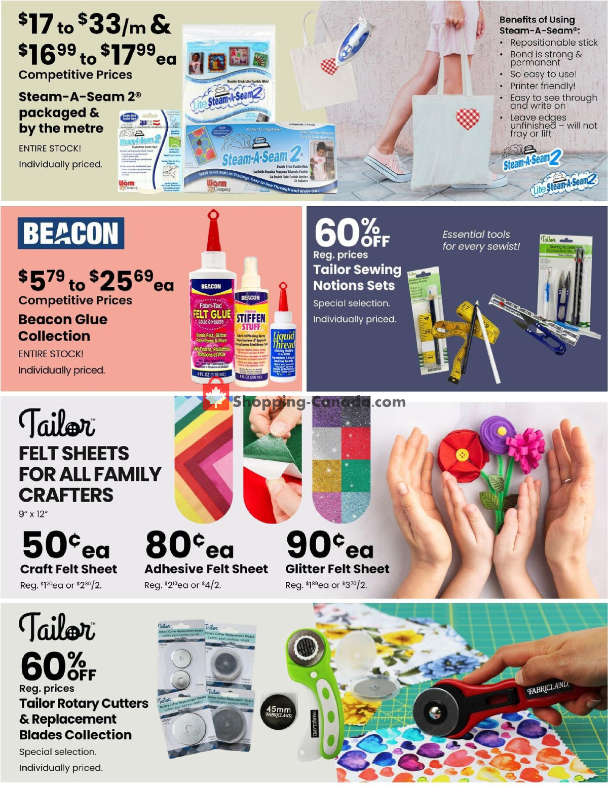 Fabricland flyer from Monday March 4, 2024 to Sunday March 31, 2024 - page 14