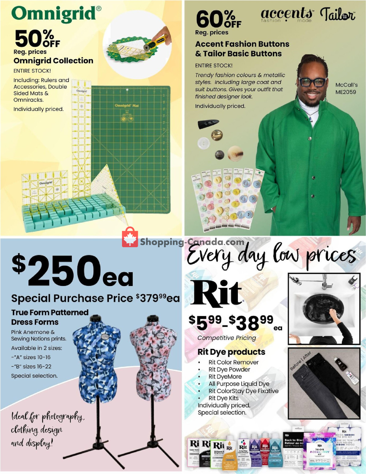 Fabricland flyer from Monday March 4, 2024 to Sunday March 31, 2024 - page 15