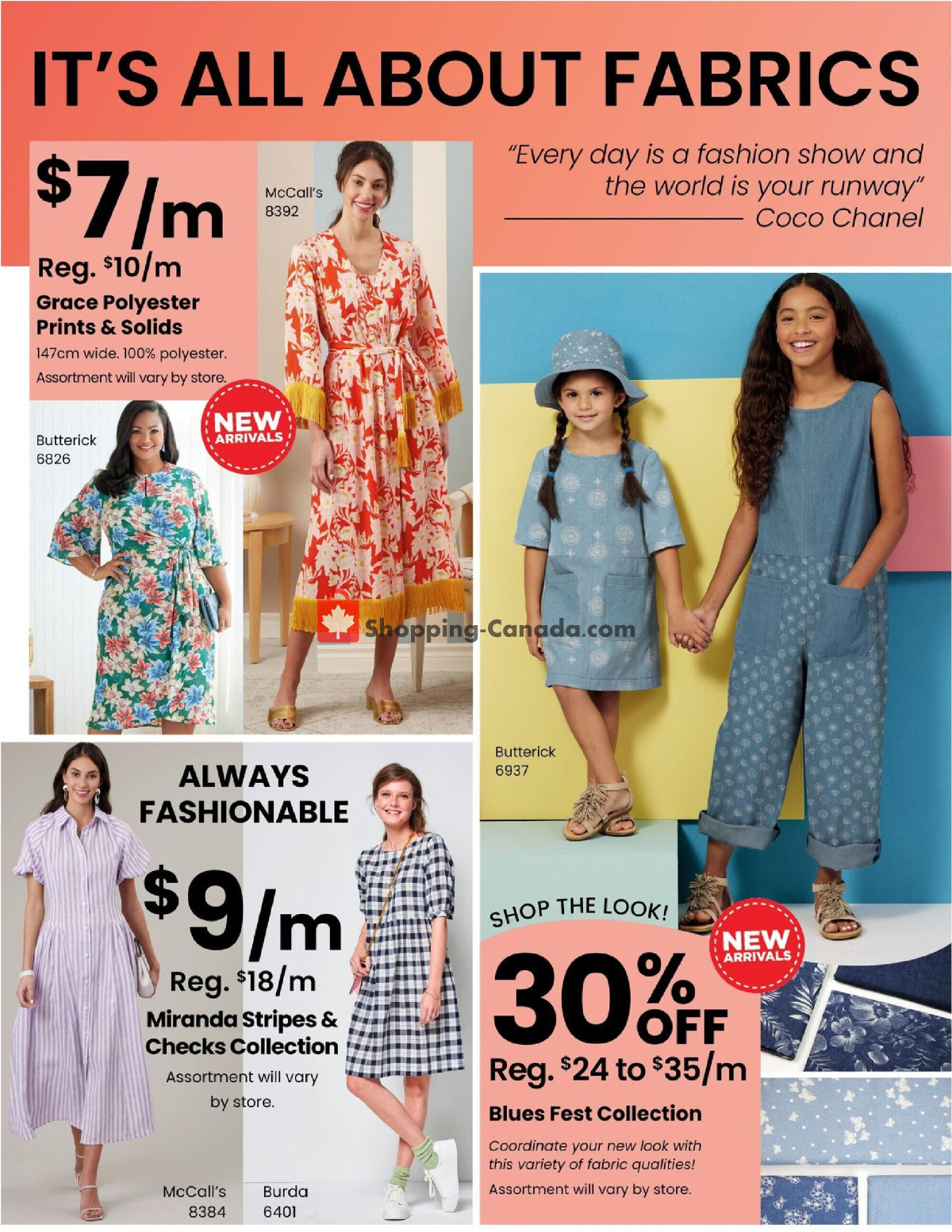 Fabricland flyer from Monday March 4, 2024 to Sunday March 31, 2024 - page 2
