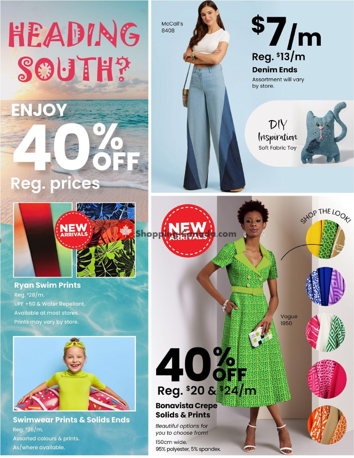 Fabricland flyer from Monday March 4, 2024 to Sunday March 31, 2024 - page 4