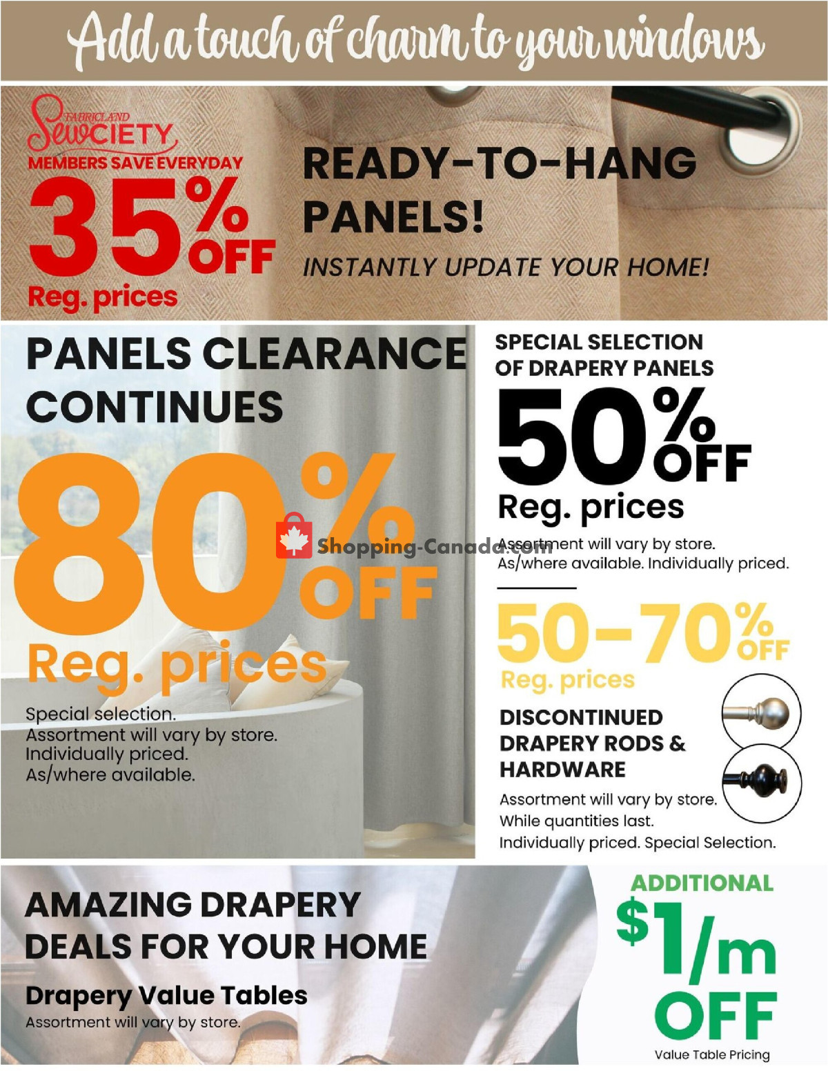 Fabricland flyer from Monday March 4, 2024 to Sunday March 31, 2024 - page 8