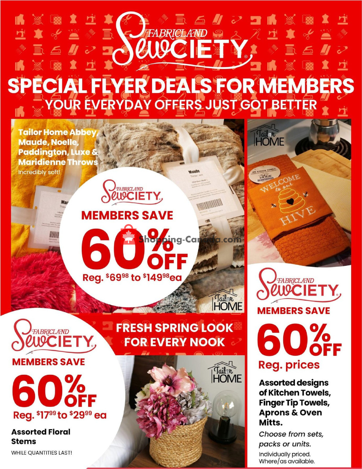 Fabricland flyer from Monday April 1, 2024 to Tuesday April 30, 2024 - page 12