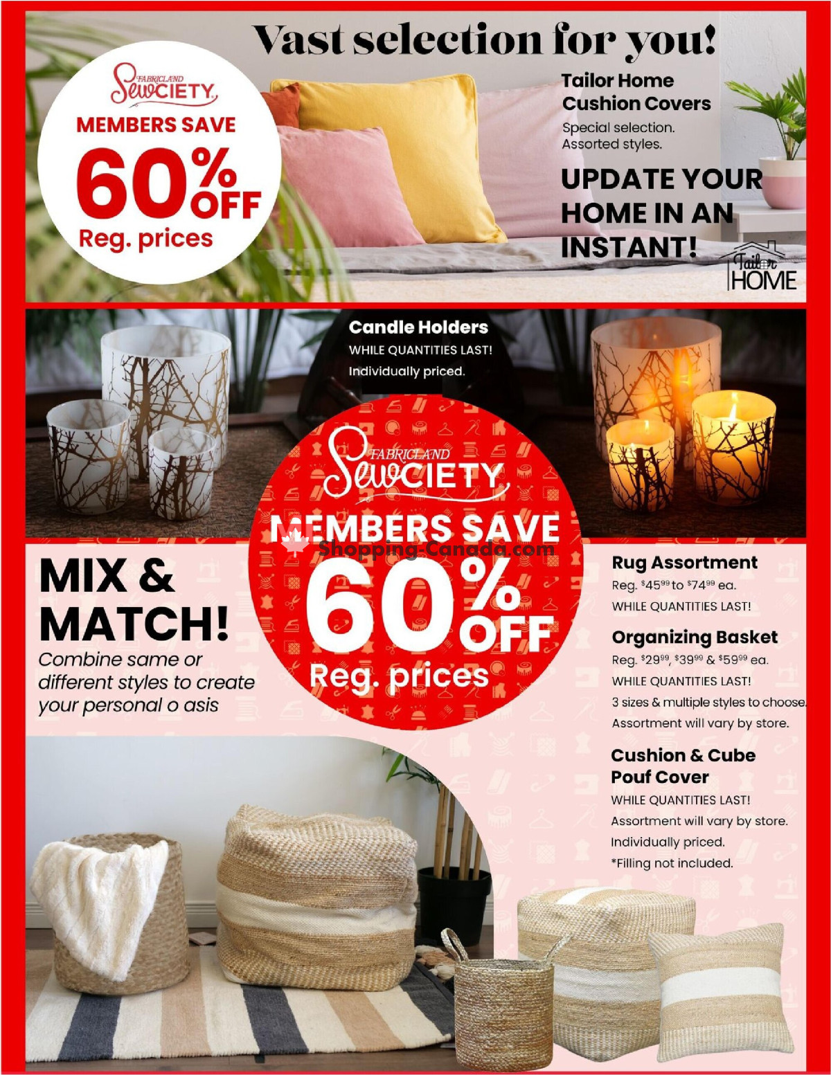 Fabricland flyer from Monday April 1, 2024 to Tuesday April 30, 2024 - page 13