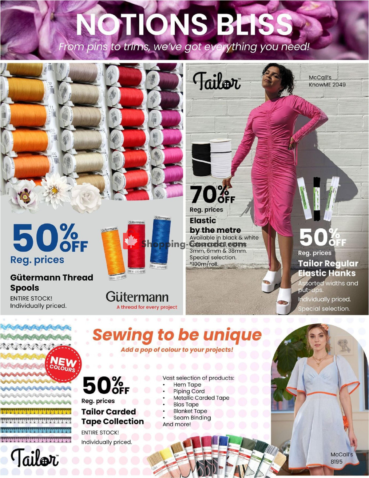 Fabricland flyer from Monday April 1, 2024 to Tuesday April 30, 2024 - page 14